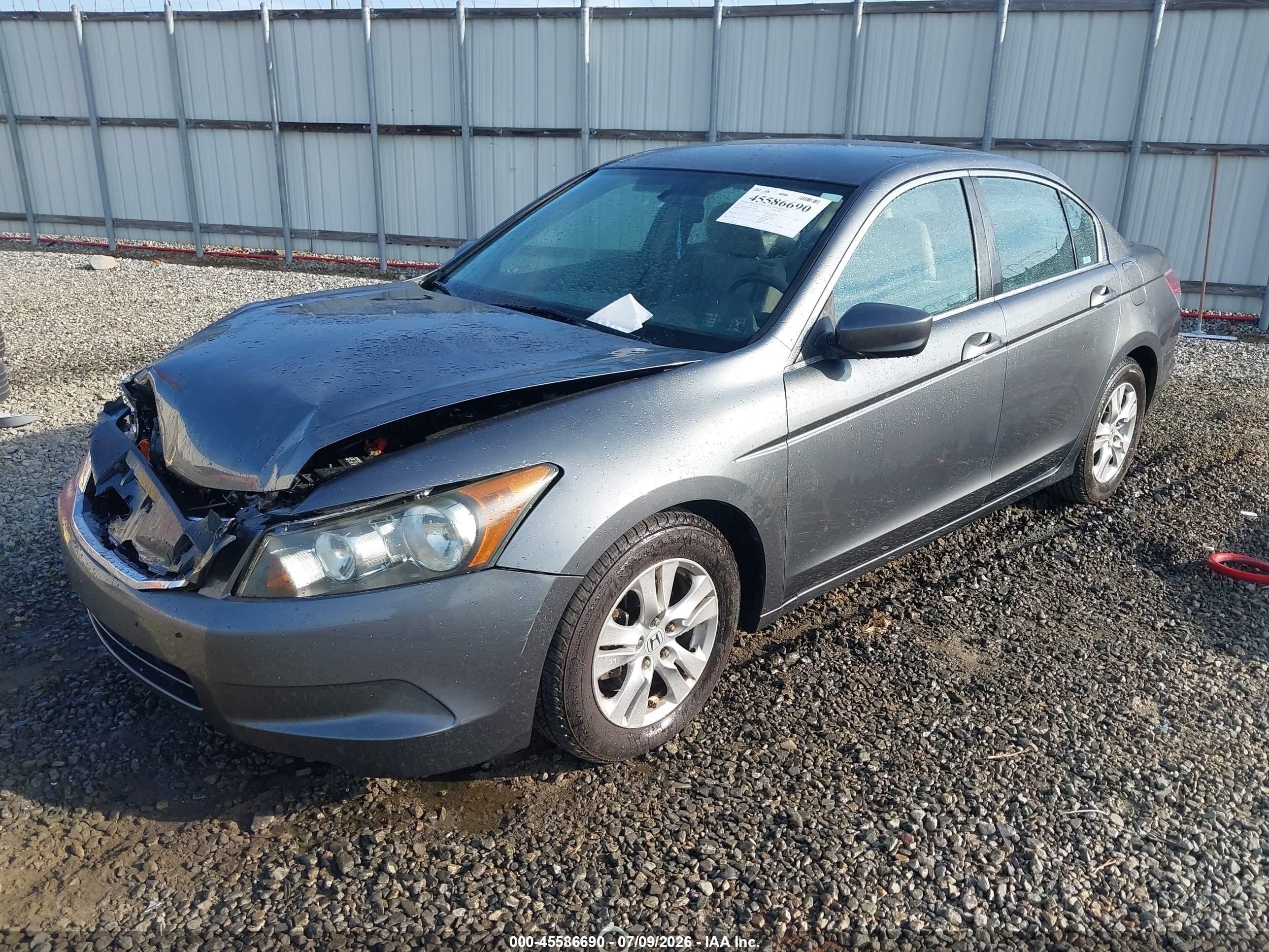 2009 Honda Accord 2.4 Lx-p Gray vin: 1HGCP264X9A074081