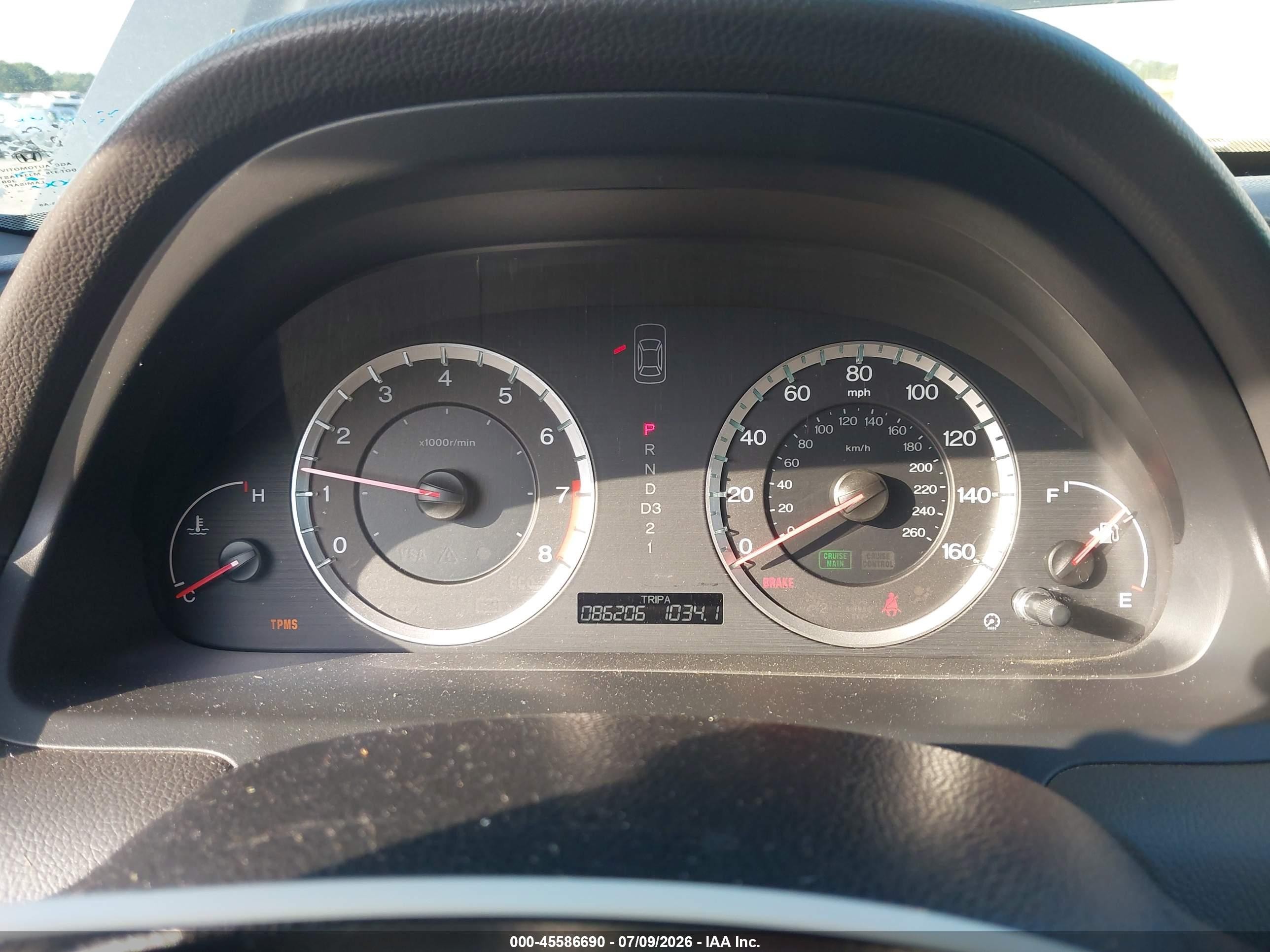 2009 Honda Accord 2.4 Lx-p Gray vin: 1HGCP264X9A074081