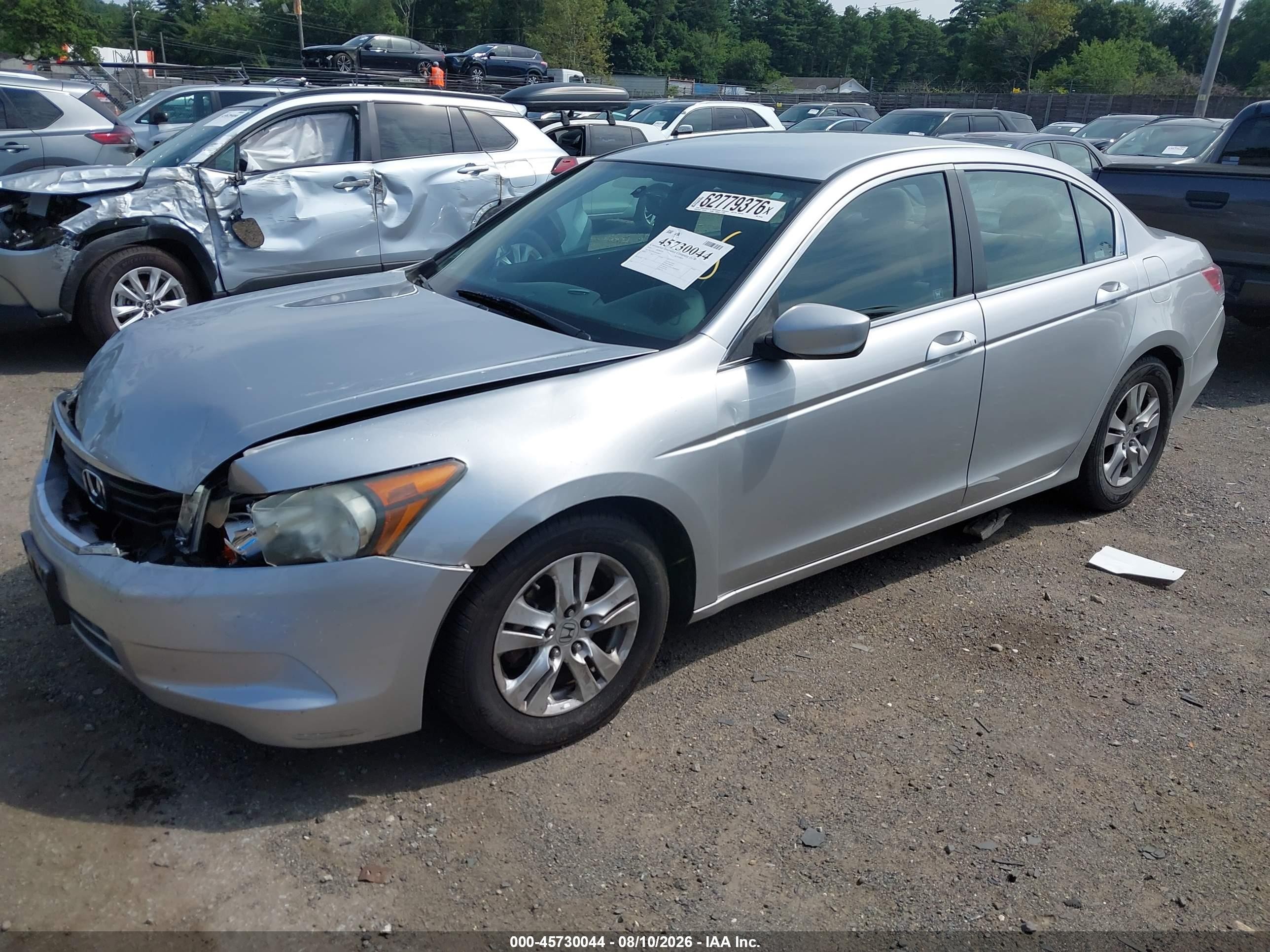 2009 Honda Accord 2.4 Lx-p Silver vin: 1HGCP264X9A088417
