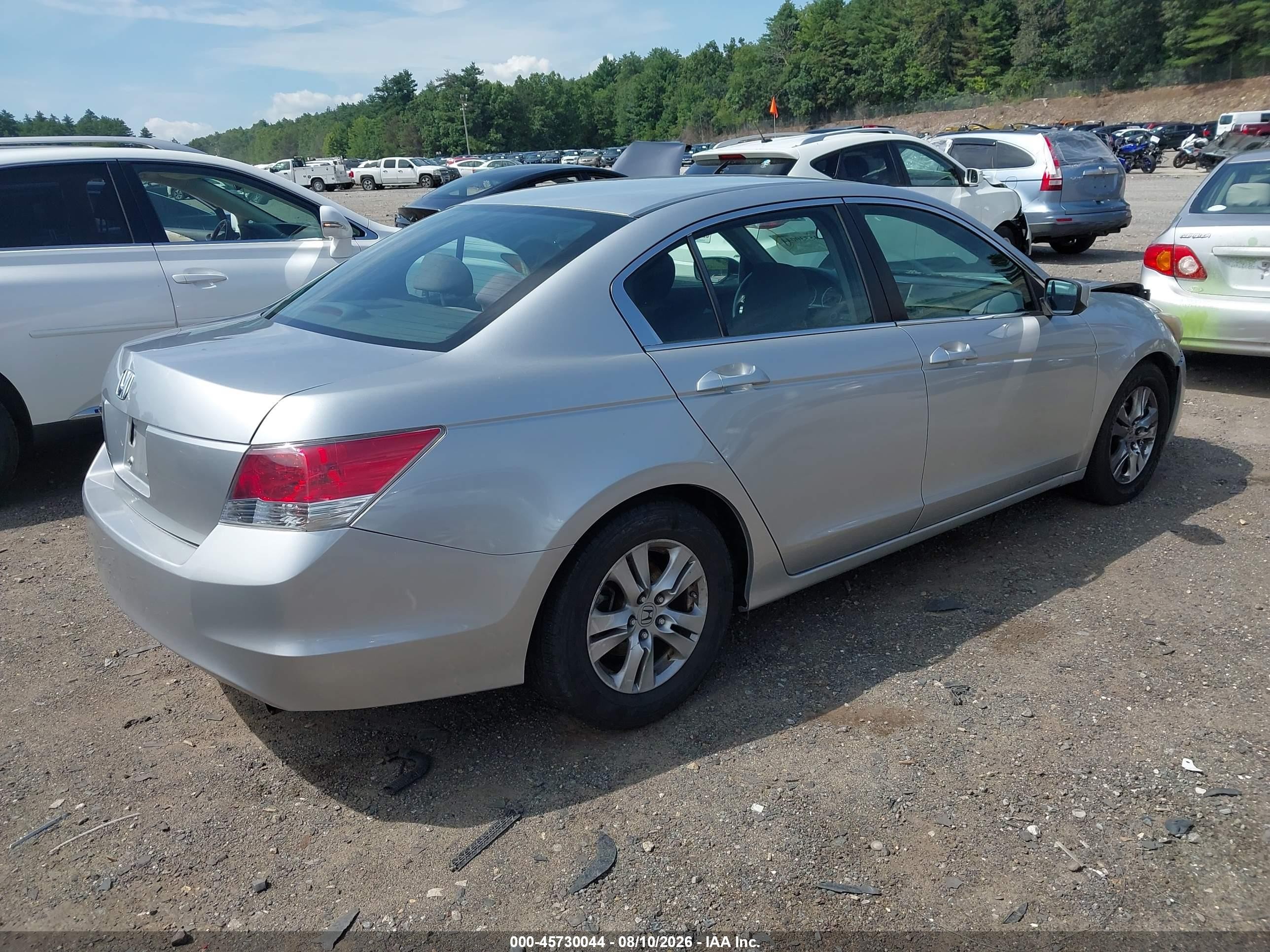 2009 Honda Accord 2.4 Lx-p Silver vin: 1HGCP264X9A088417