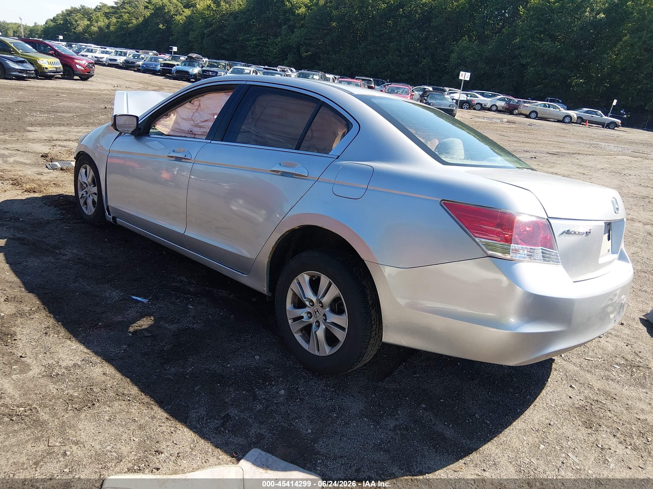 2009 Honda Accord 2.4 Lx-p Серебряный vin: 1HGCP264X9A091141