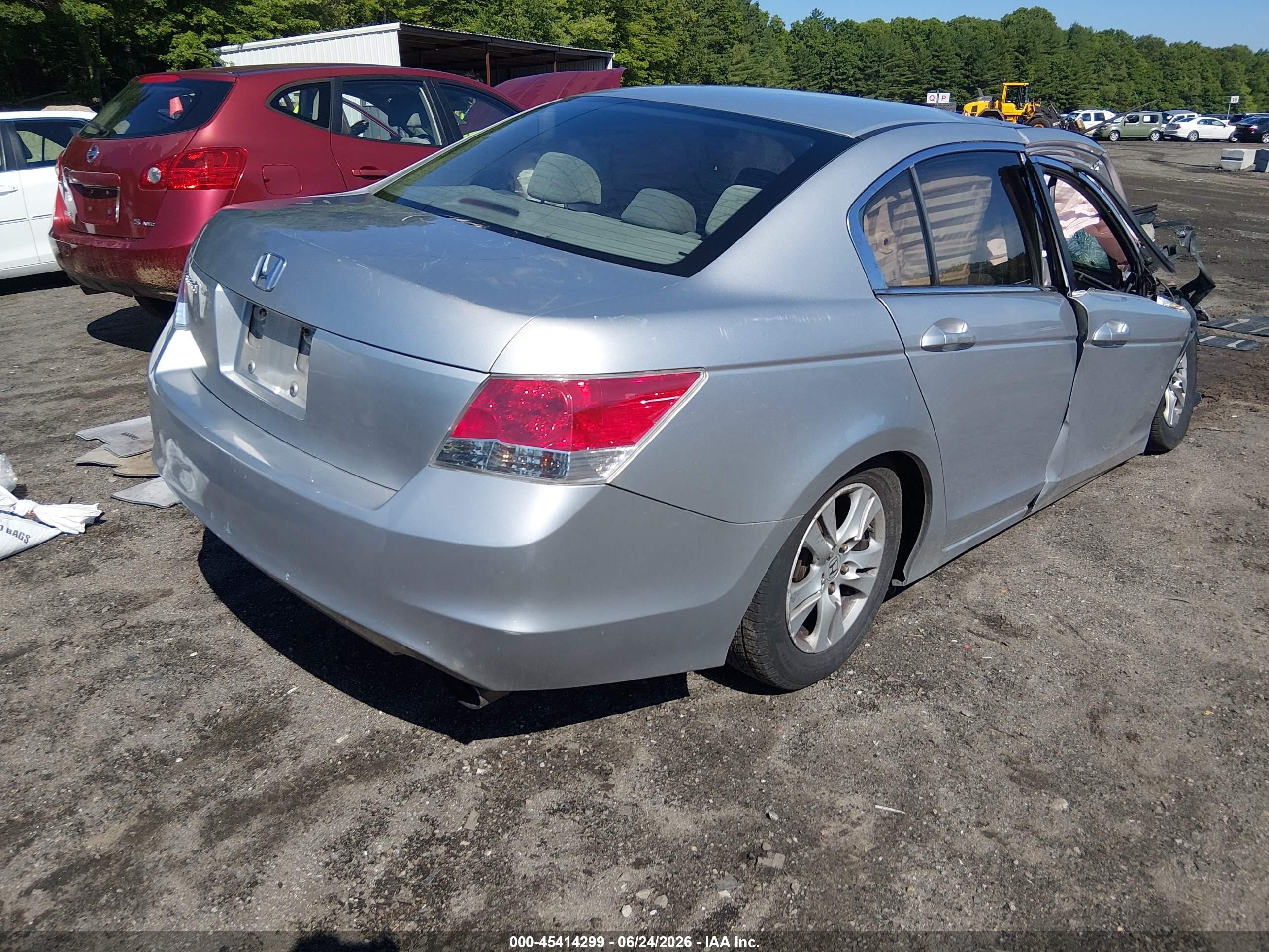 2009 Honda Accord 2.4 Lx-p Серебряный vin: 1HGCP264X9A091141