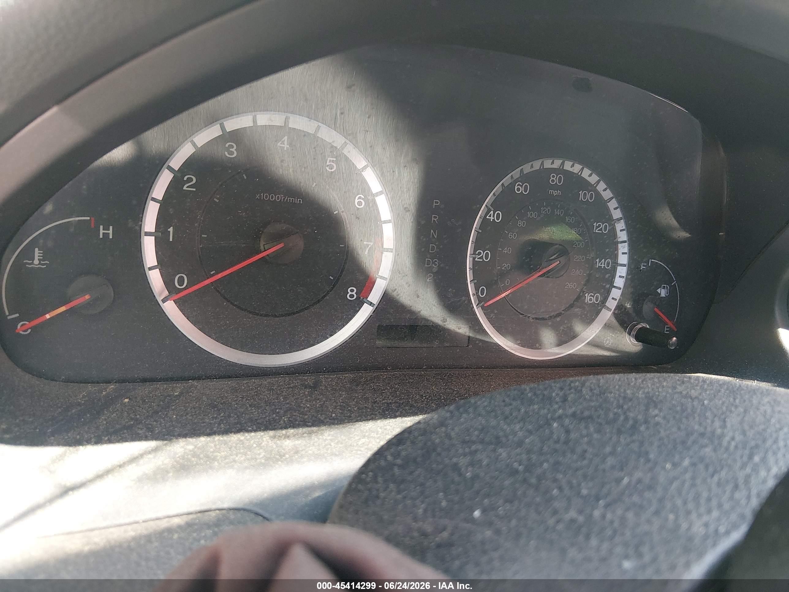 2009 Honda Accord 2.4 Lx-p Серебряный vin: 1HGCP264X9A091141