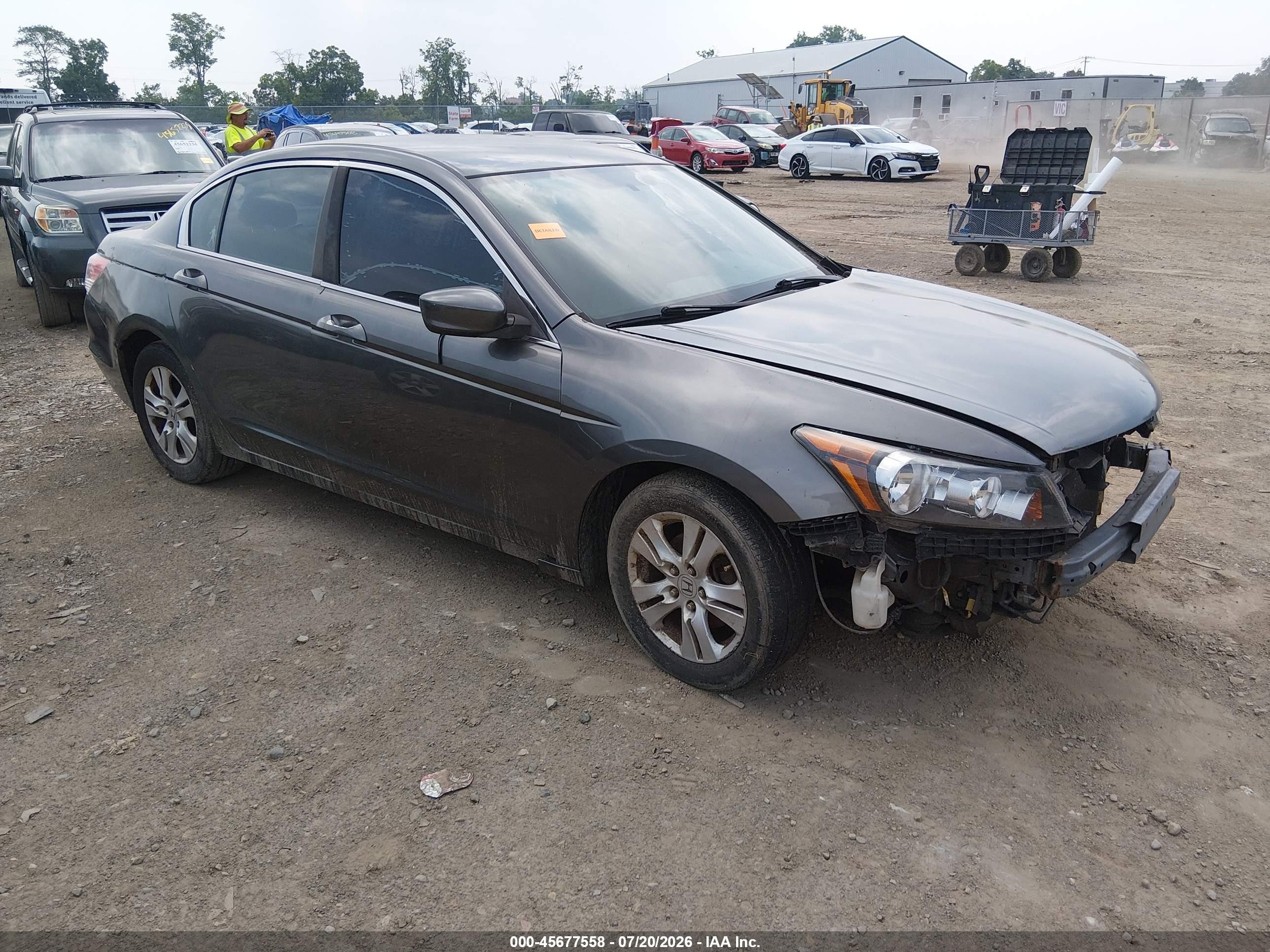 2009 Honda Accord 2.4 Lx-p Gray vin: 1HGCP264X9A097554