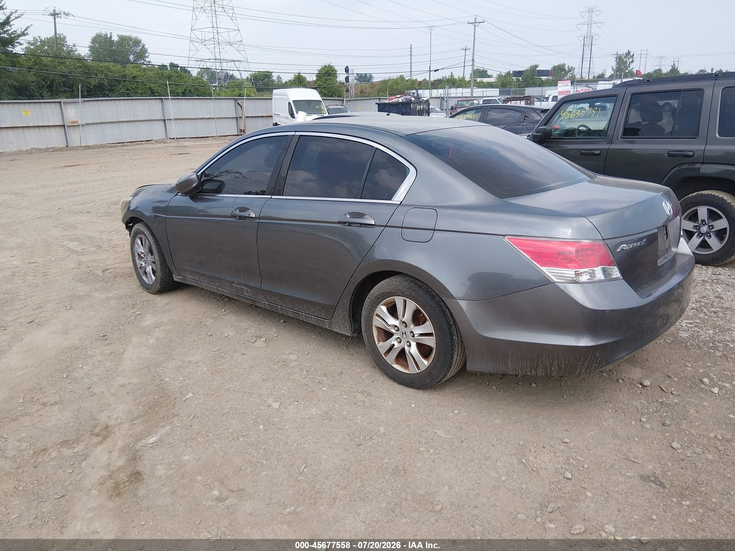 2009 Honda Accord 2.4 Lx-p Gray vin: 1HGCP264X9A097554