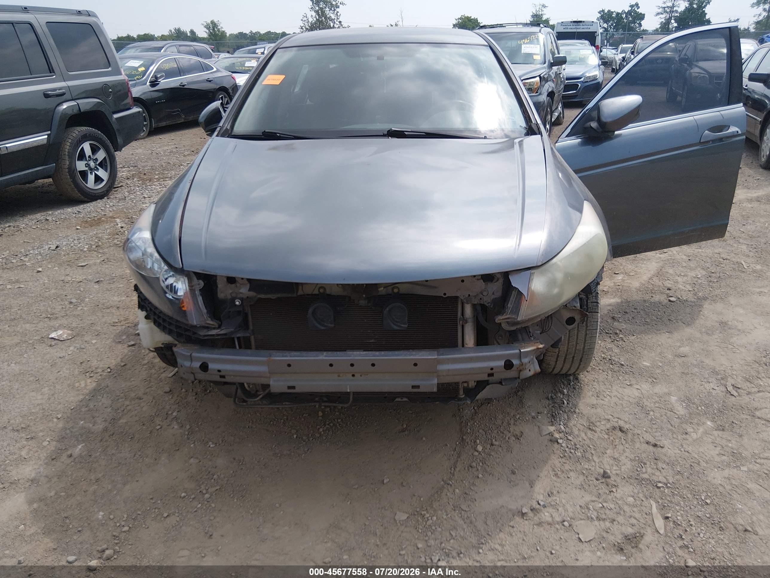 2009 Honda Accord 2.4 Lx-p Gray vin: 1HGCP264X9A097554
