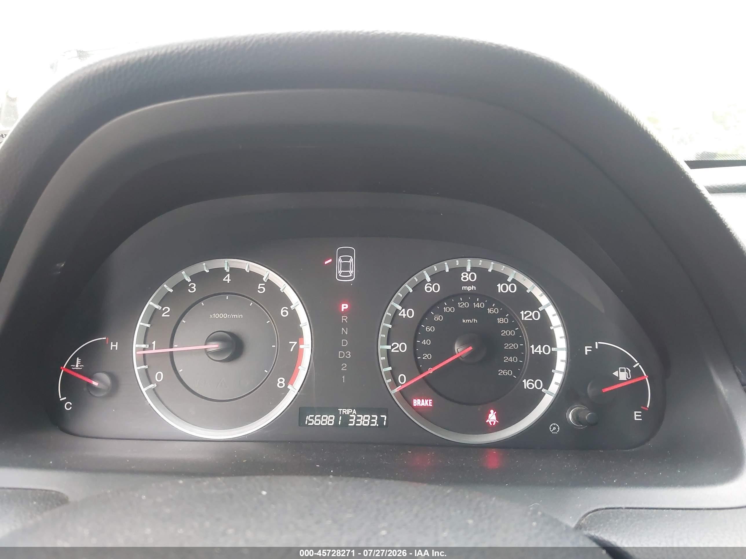 2009 Honda Accord 2.4 Lx-p Gray vin: 1HGCP264X9A128821