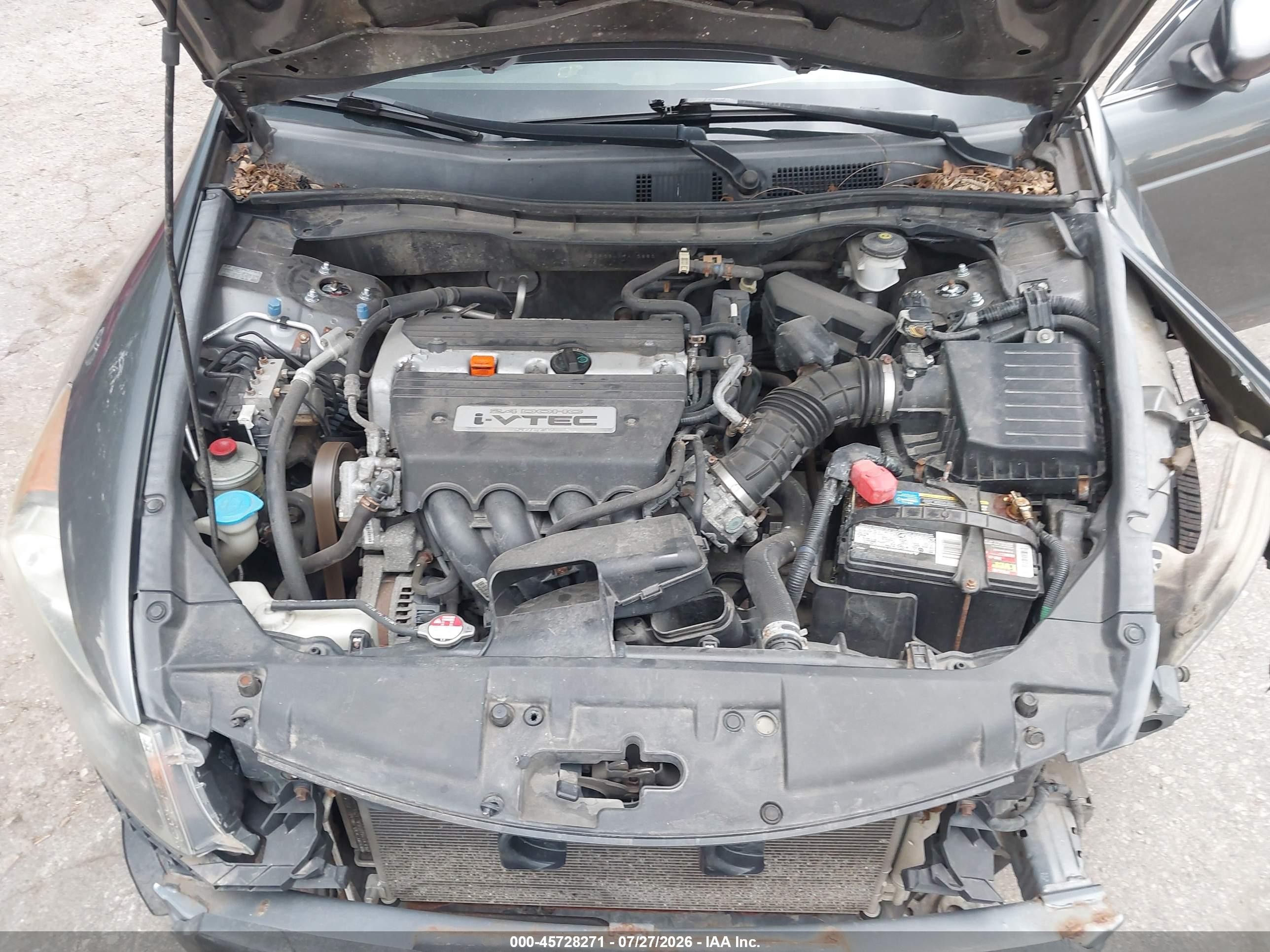 2009 Honda Accord 2.4 Lx-p Gray vin: 1HGCP264X9A128821