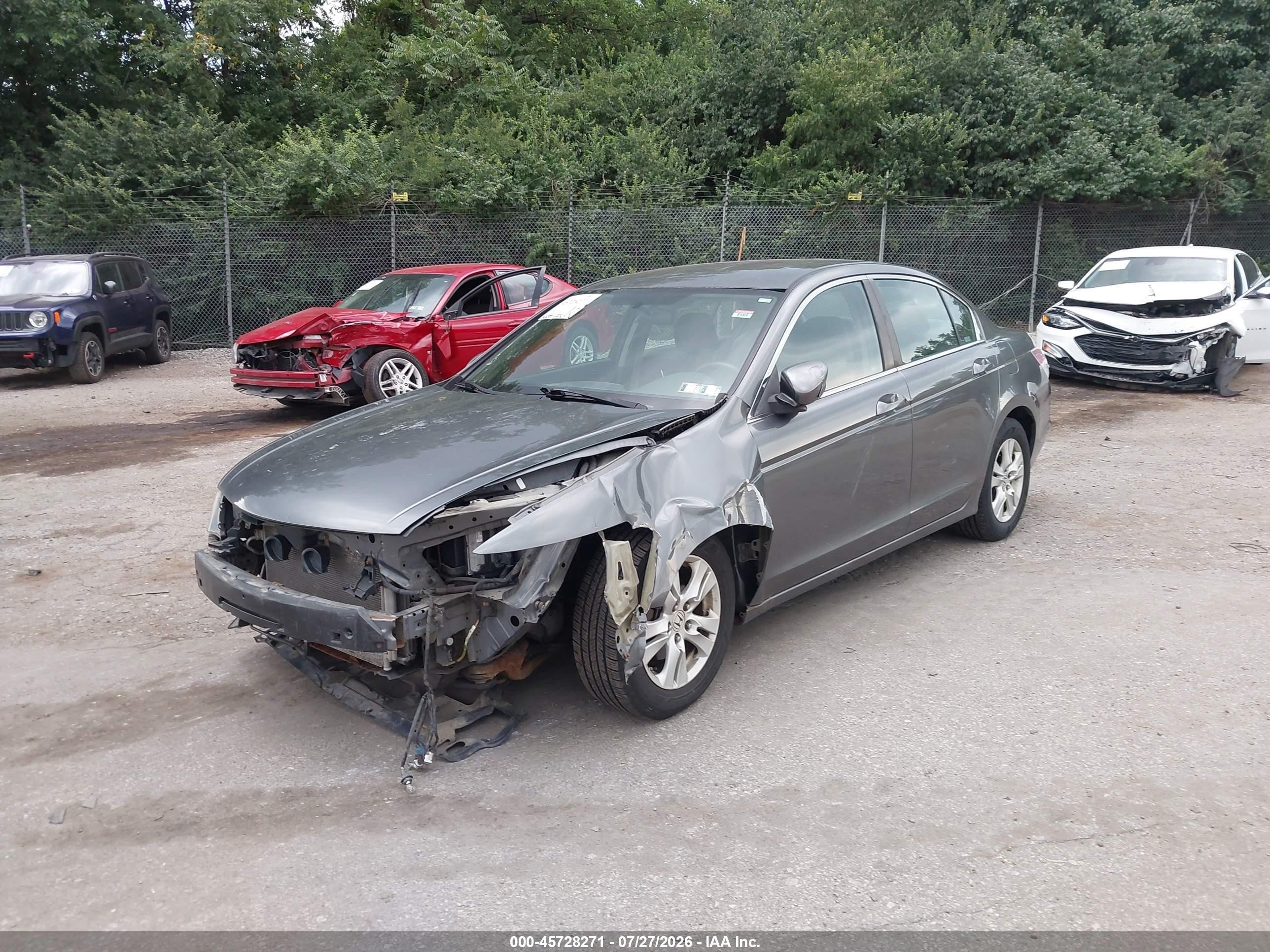 2009 Honda Accord 2.4 Lx-p Gray vin: 1HGCP264X9A128821