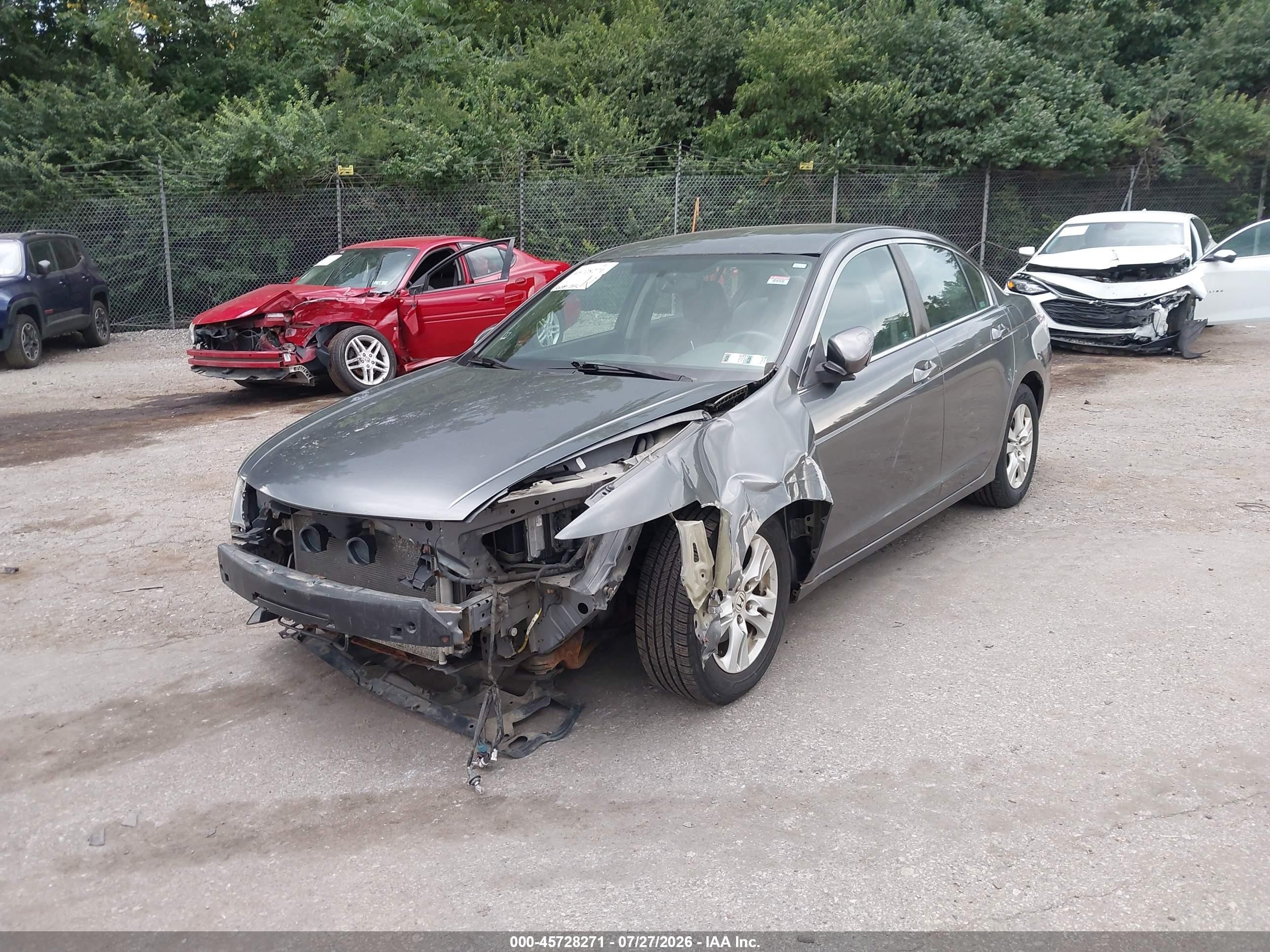 2009 Honda Accord 2.4 Lx-p Gray vin: 1HGCP264X9A128821