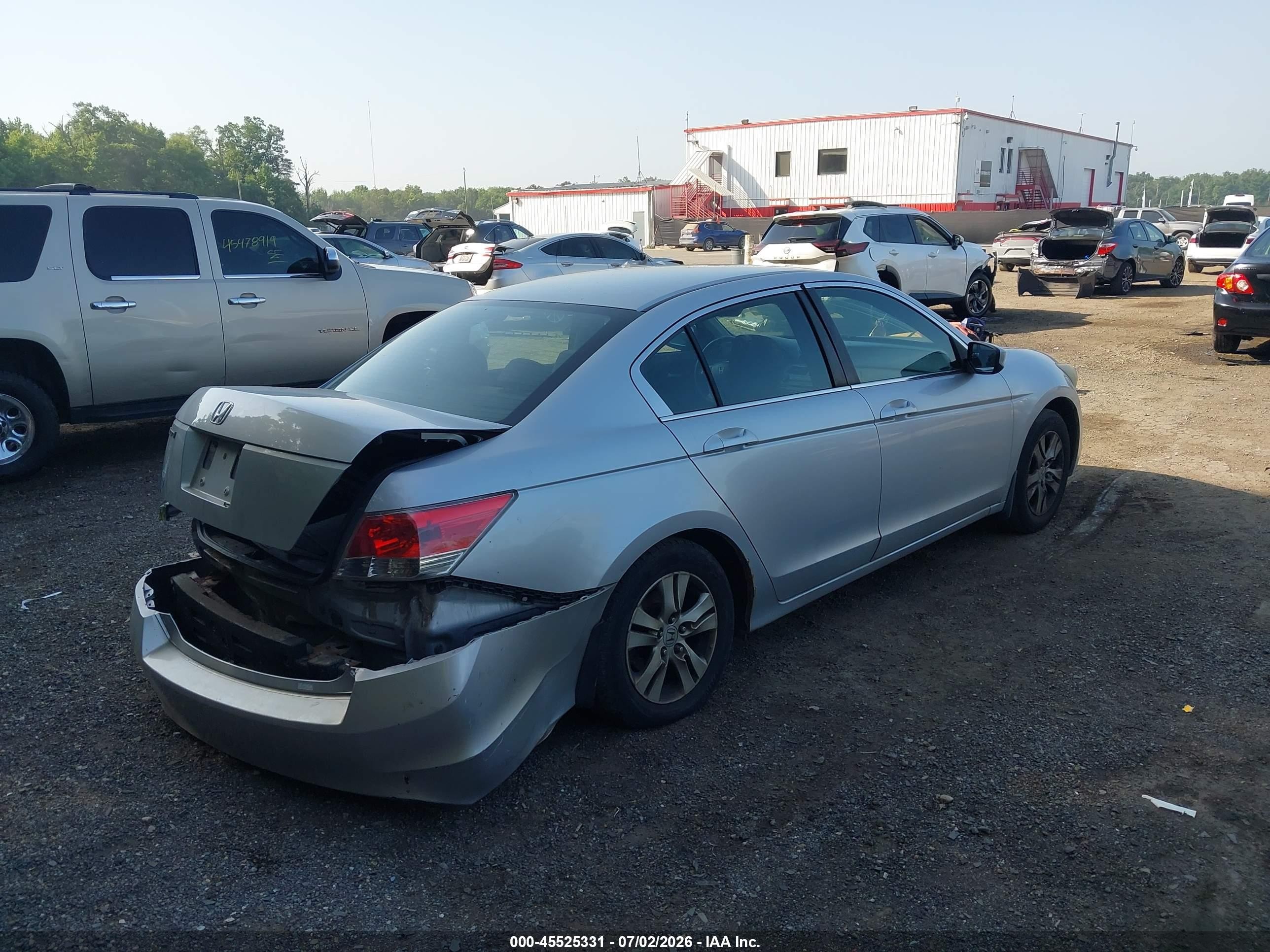 2009 Honda Accord 2.4 Lx-p Silver vin: 1HGCP264X9A138278