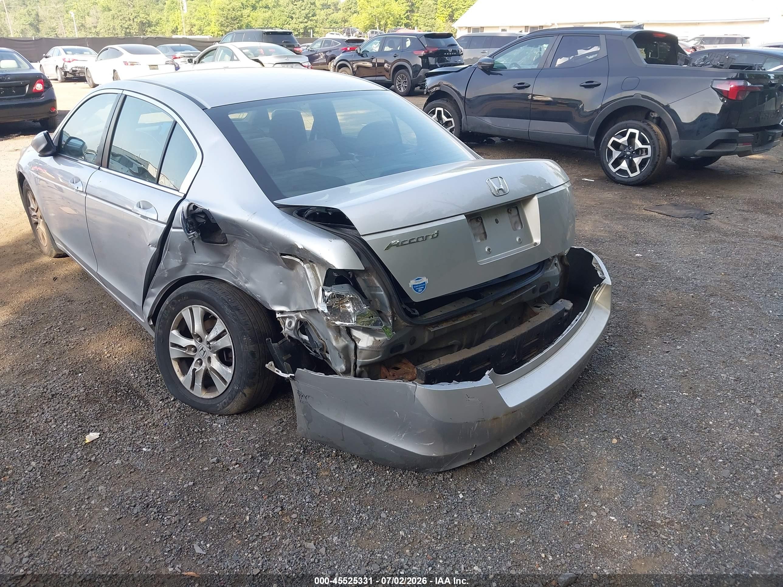 2009 Honda Accord 2.4 Lx-p Silver vin: 1HGCP264X9A138278