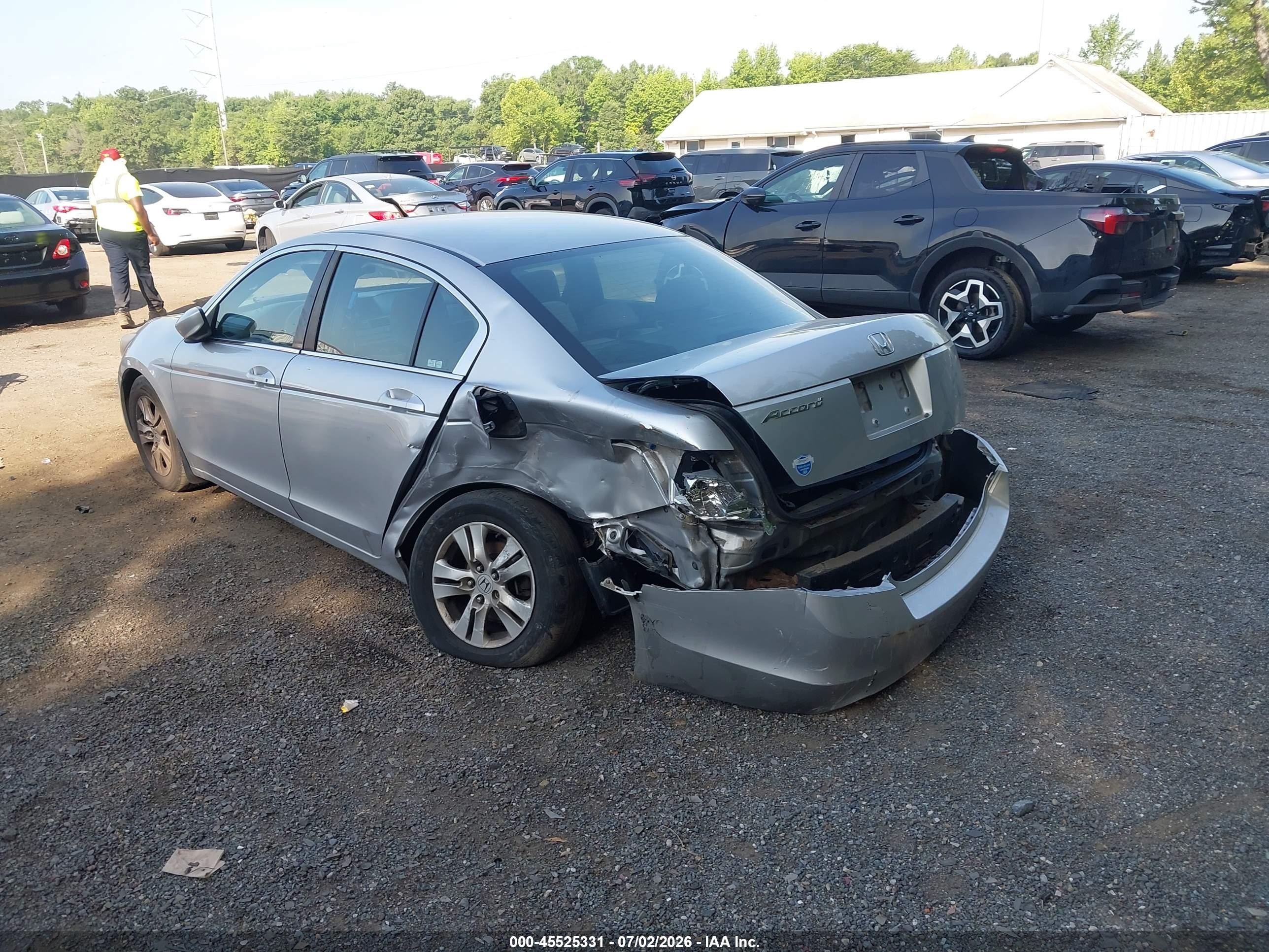 2009 Honda Accord 2.4 Lx-p Silver vin: 1HGCP264X9A138278