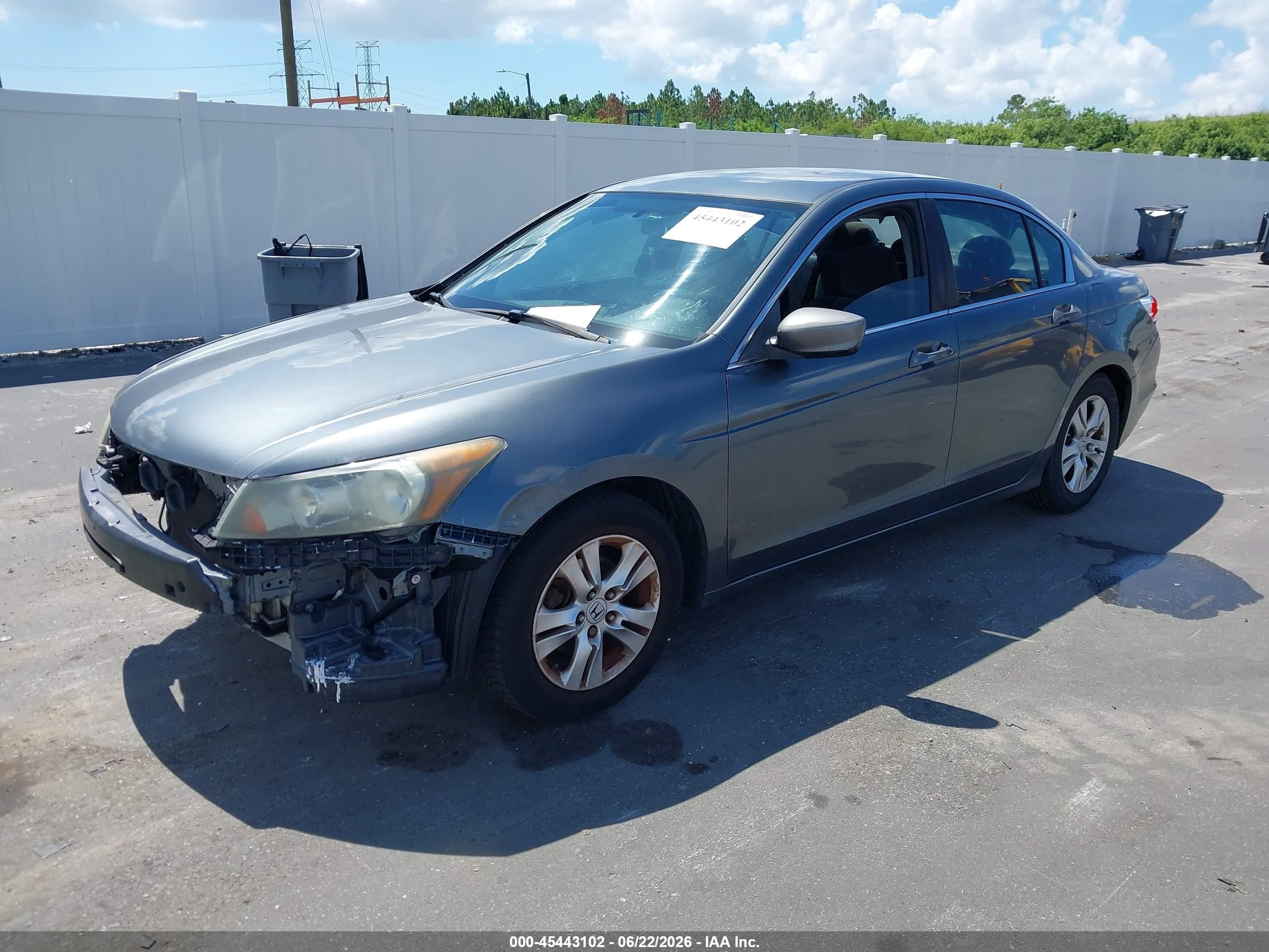 2009 Honda Accord 2.4 Lx-p Gray vin: 1HGCP264X9A149233