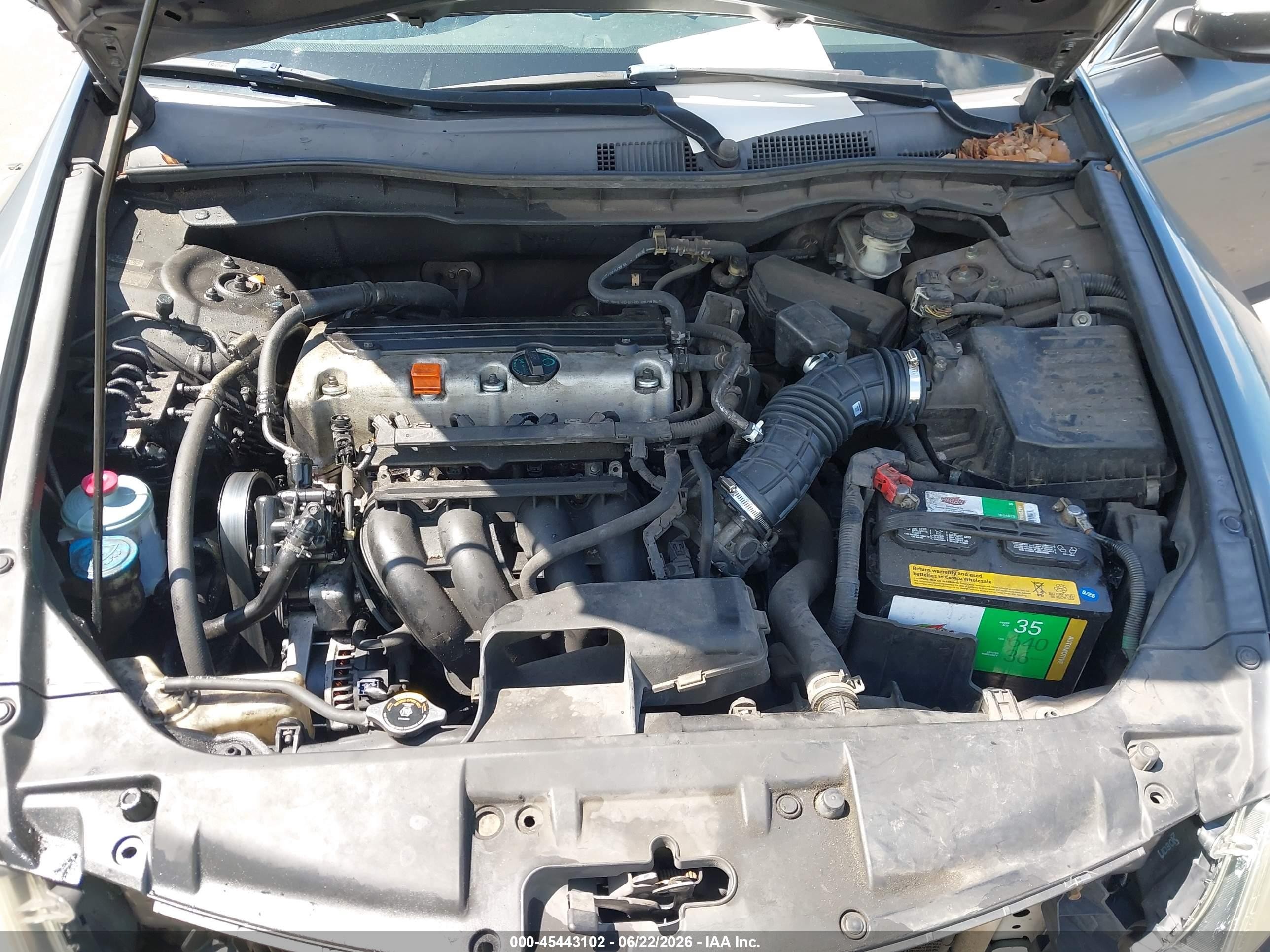 2009 Honda Accord 2.4 Lx-p Gray vin: 1HGCP264X9A149233