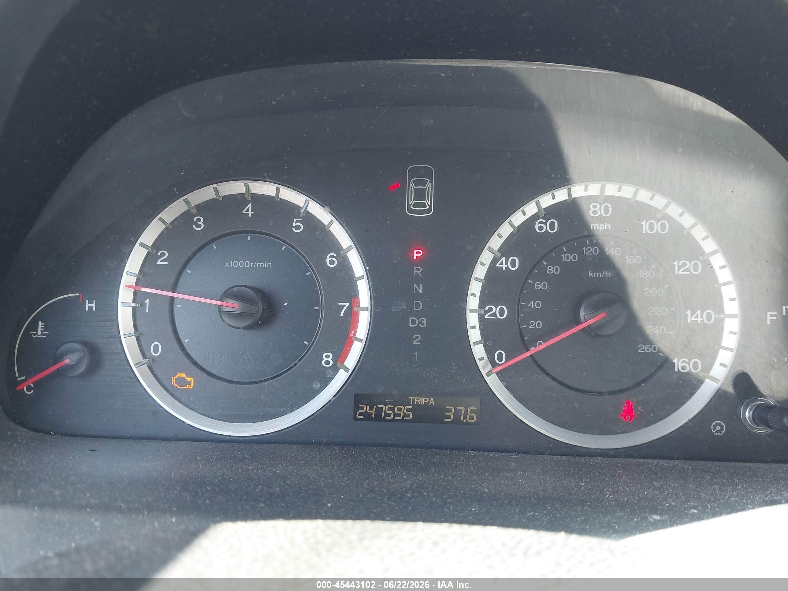 2009 Honda Accord 2.4 Lx-p Gray vin: 1HGCP264X9A149233