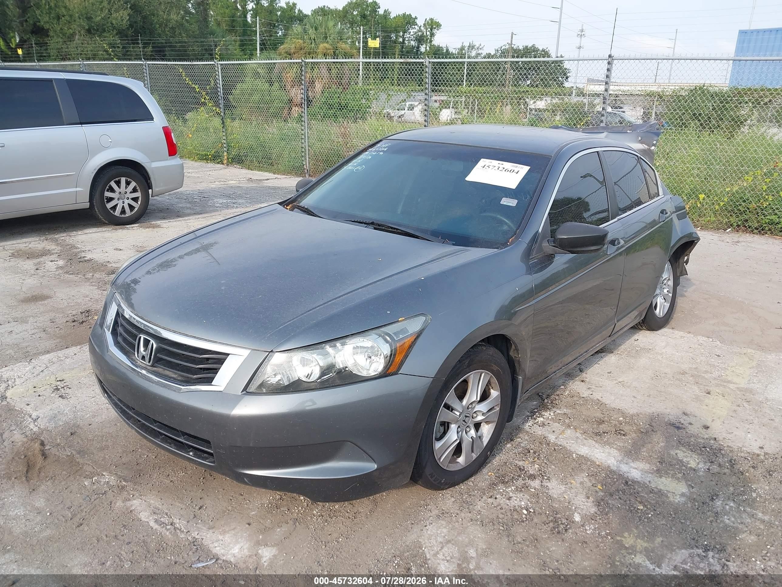 2009 Honda Accord 2.4 Lx-p Gray vin: 1HGCP264X9A156196