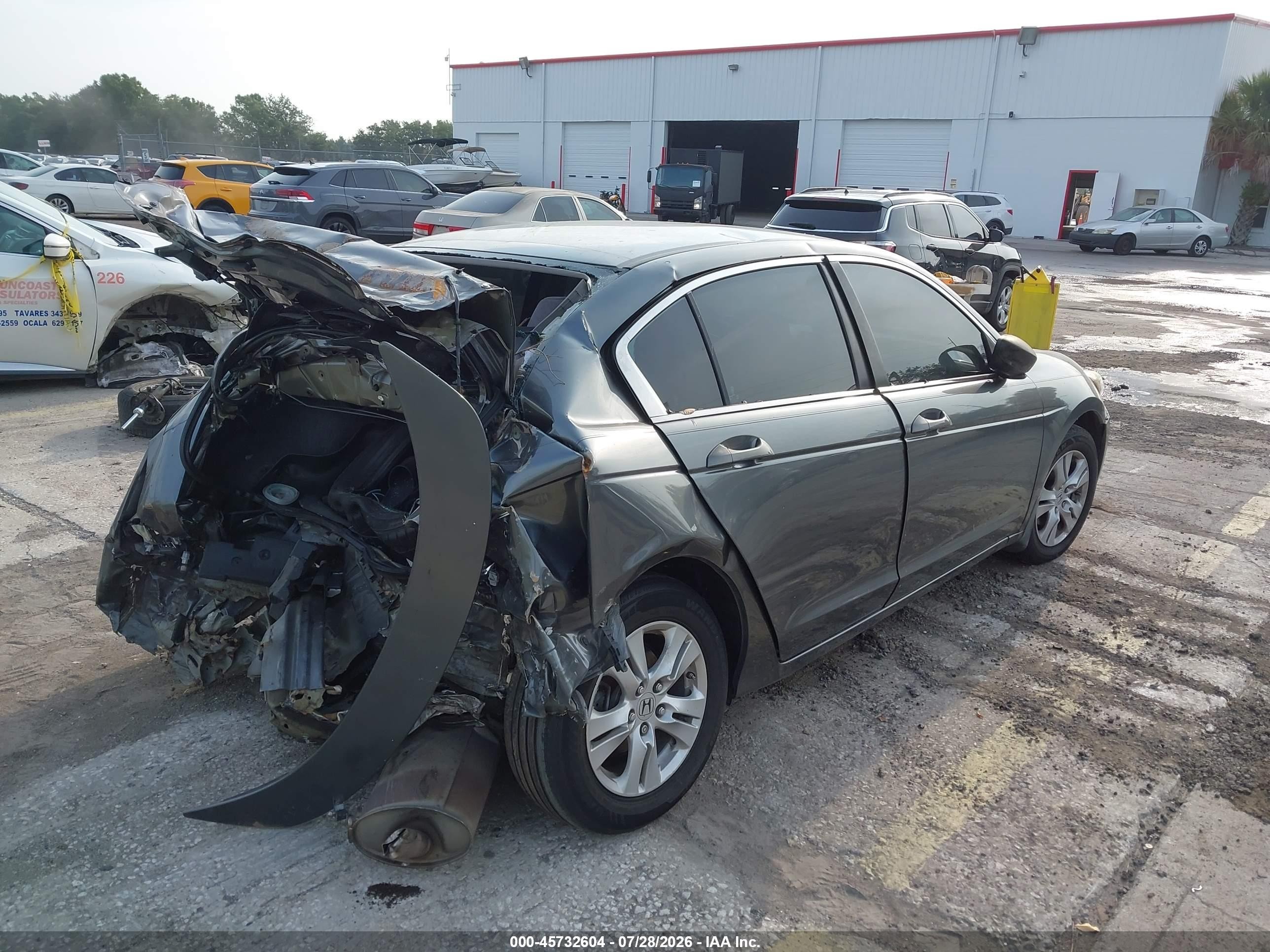 2009 Honda Accord 2.4 Lx-p Gray vin: 1HGCP264X9A156196