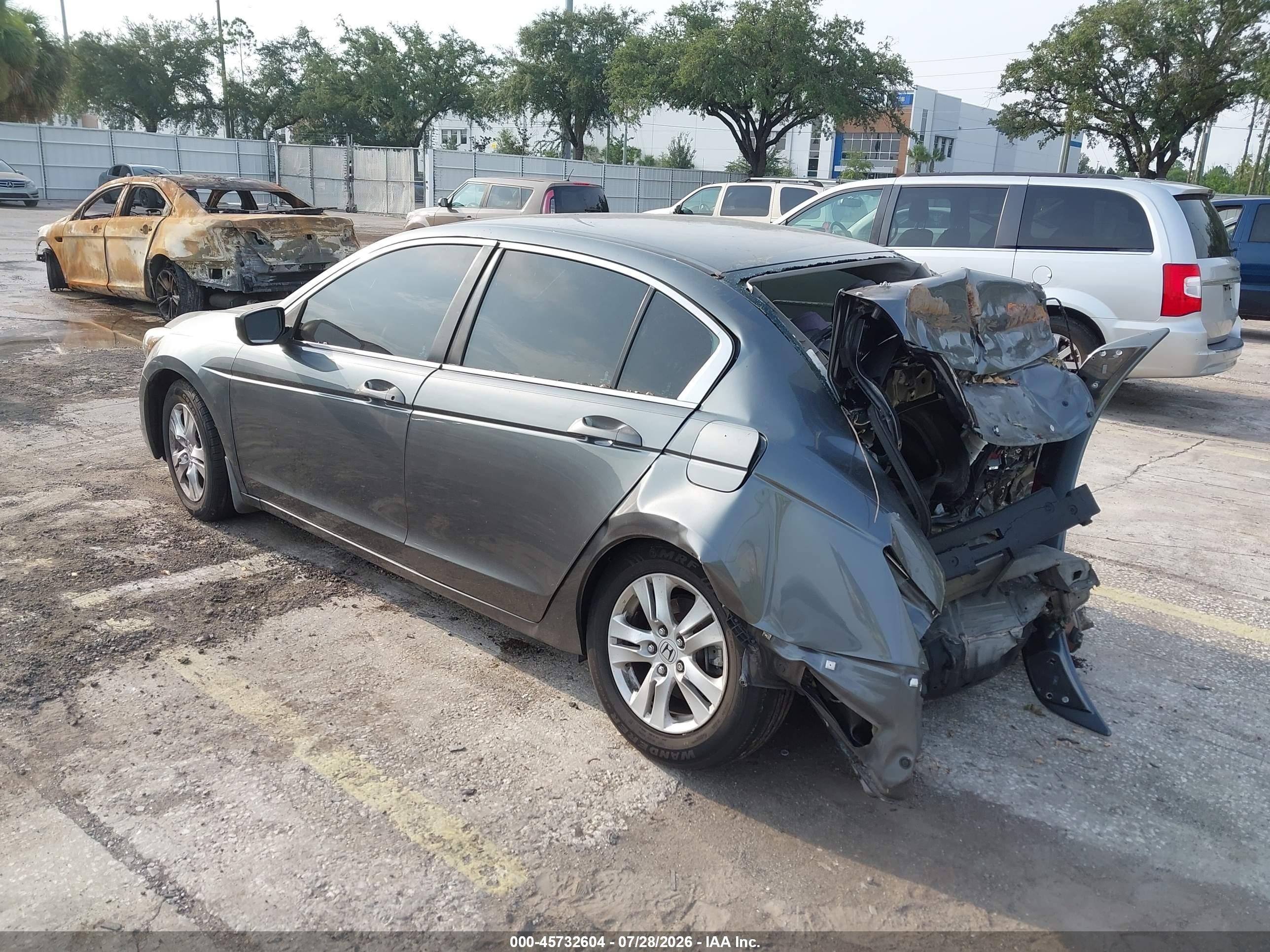 2009 Honda Accord 2.4 Lx-p Gray vin: 1HGCP264X9A156196