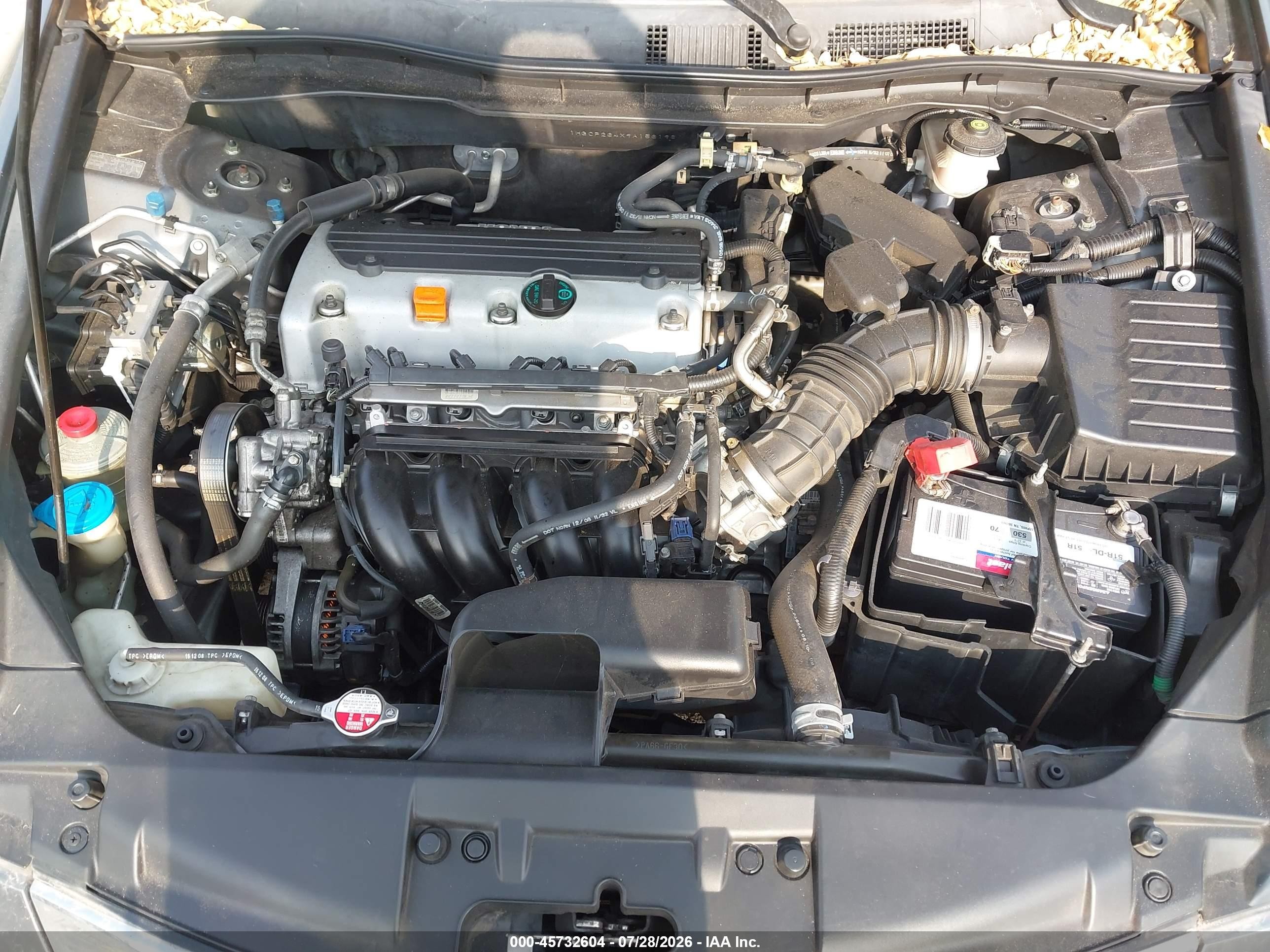 2009 Honda Accord 2.4 Lx-p Gray vin: 1HGCP264X9A156196