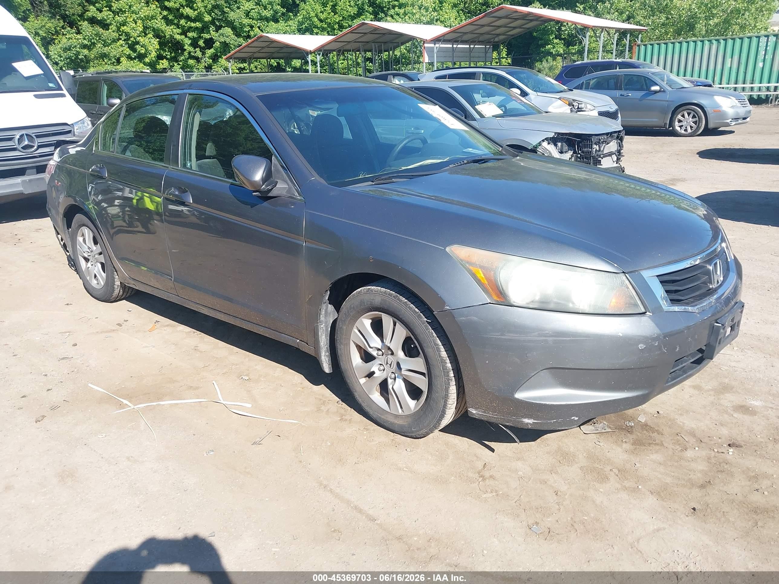 2009 Honda Accord 2.4 Lx-p Gray vin: 1HGCP264X9A167540