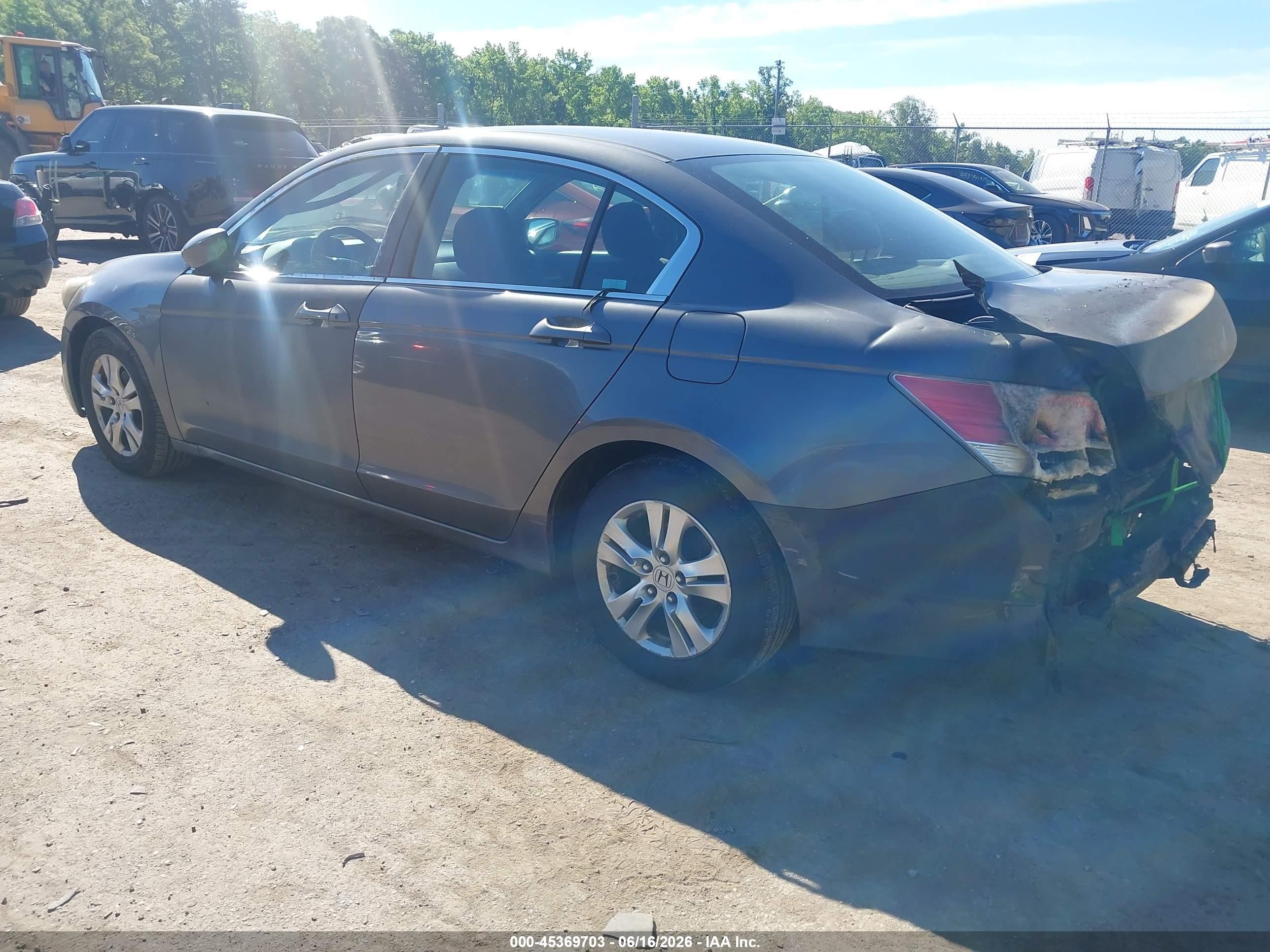 2009 Honda Accord 2.4 Lx-p Серый vin: 1HGCP264X9A167540