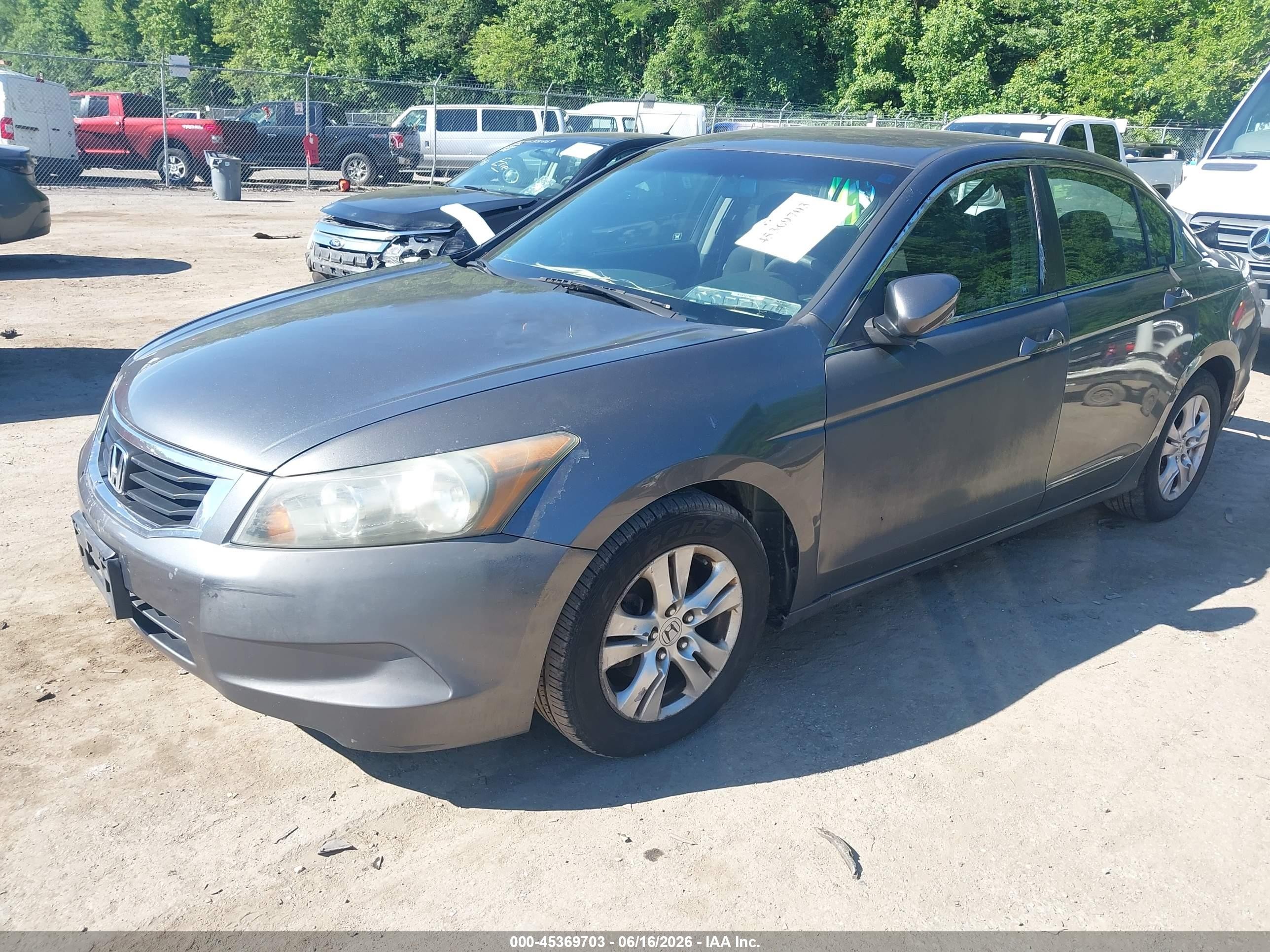 2009 Honda Accord 2.4 Lx-p Серый vin: 1HGCP264X9A167540