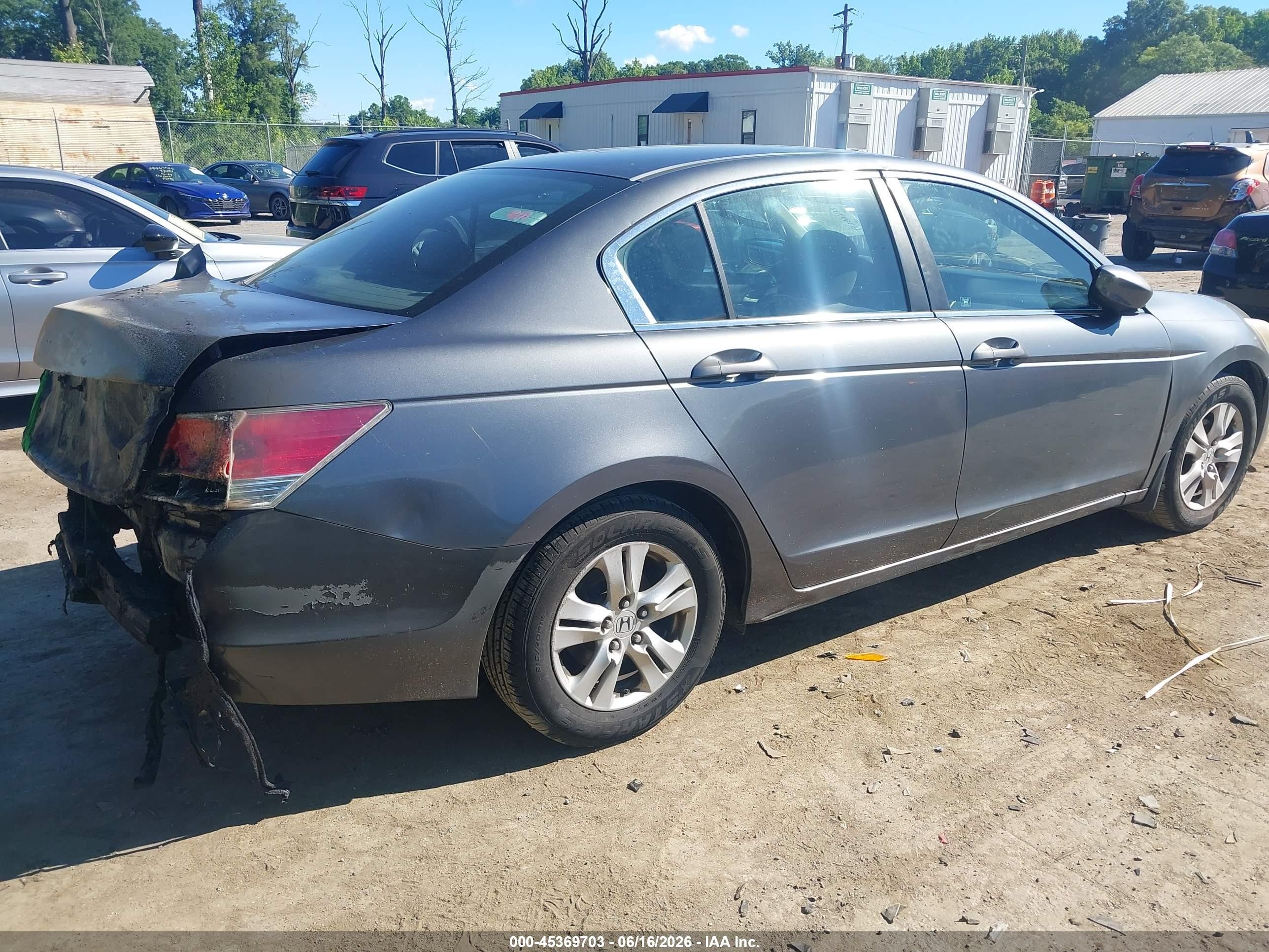 2009 Honda Accord 2.4 Lx-p Серый vin: 1HGCP264X9A167540
