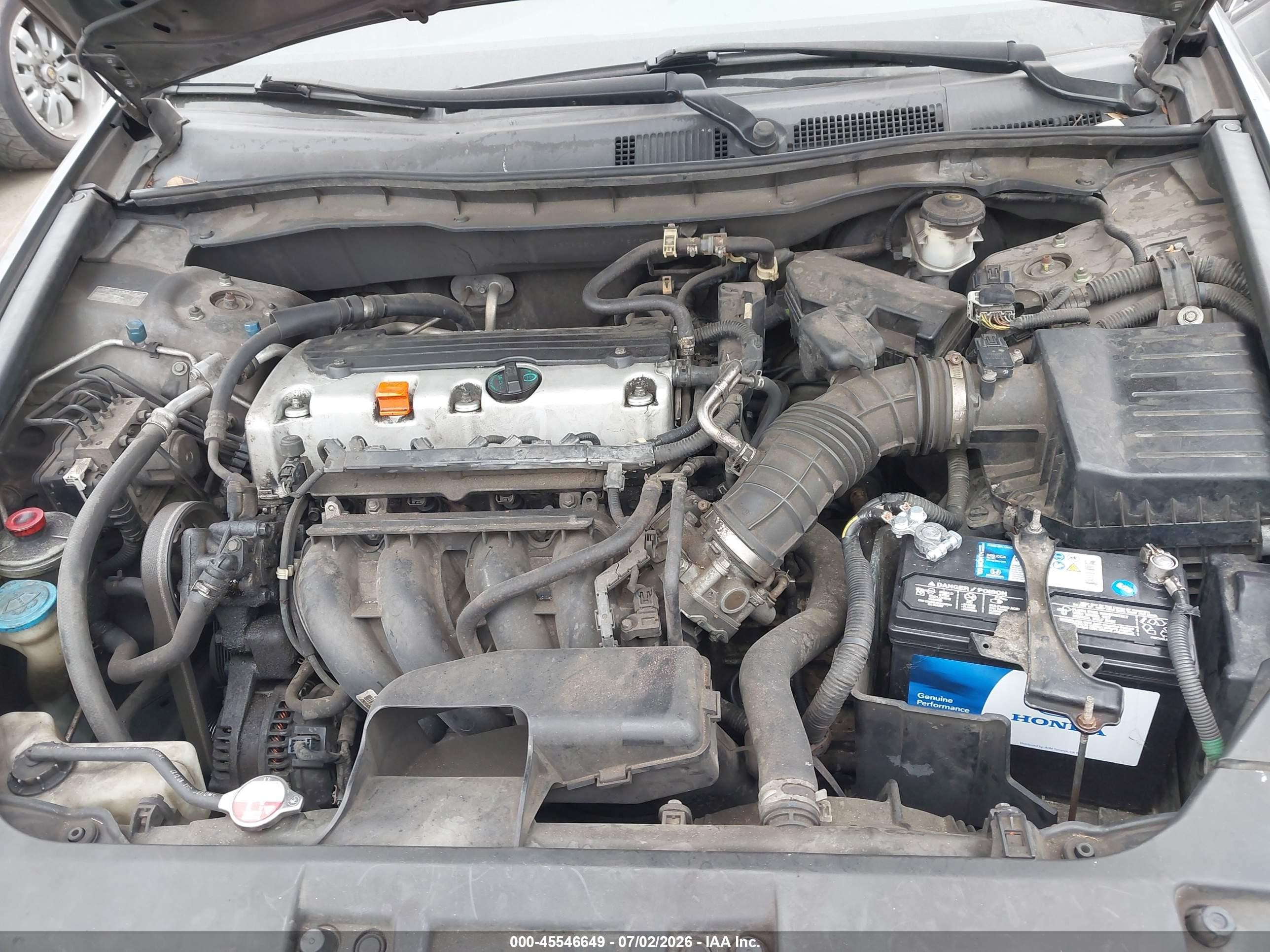 2009 Honda Accord 2.4 Lx-p Gray vin: 1HGCP264X9A178957