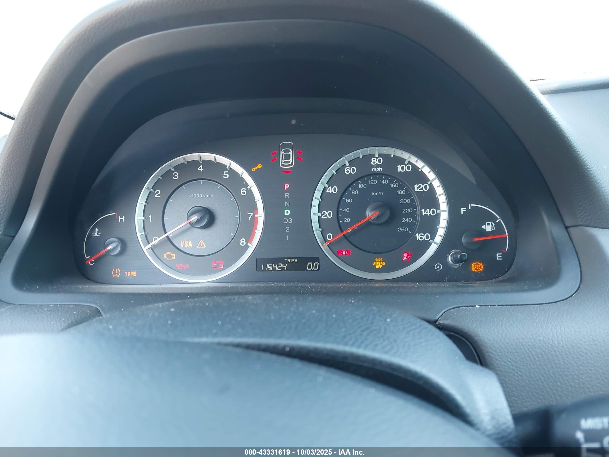 2009 Honda Accord 2.4 Lx-p Gray vin: 1HGCP264X9A186234