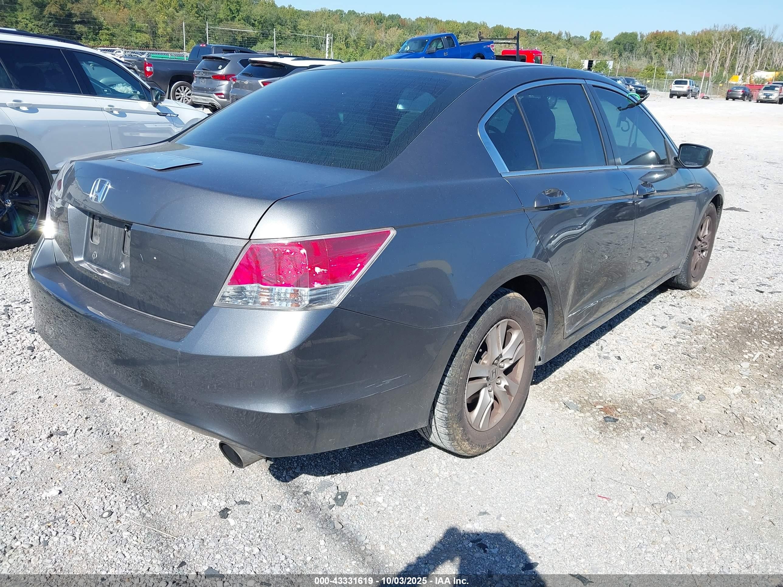2009 Honda Accord 2.4 Lx-p Gray vin: 1HGCP264X9A186234