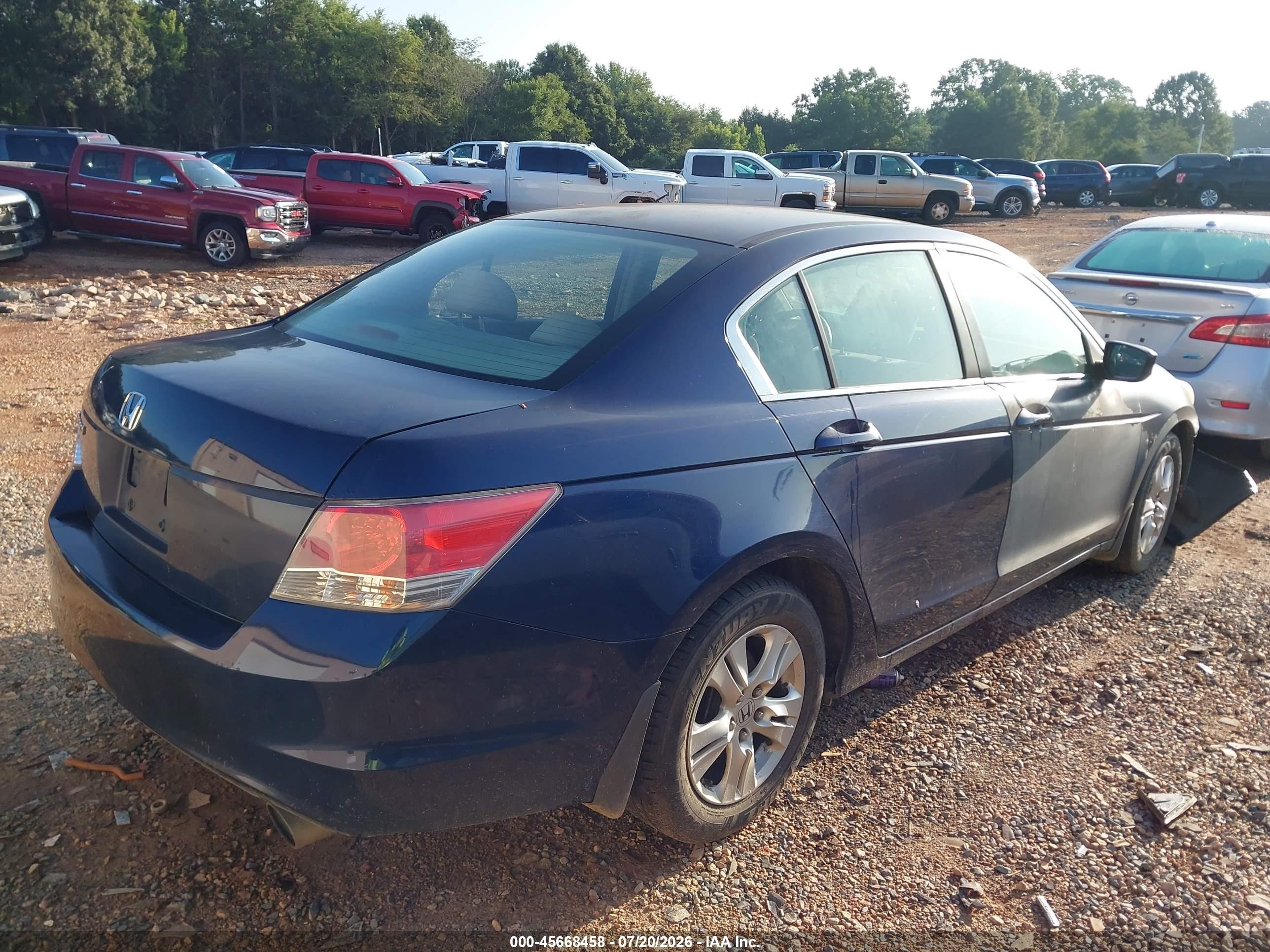 2009 Honda Accord 2.4 Lx-p Dark Blue vin: 1HGCP264X9A190090