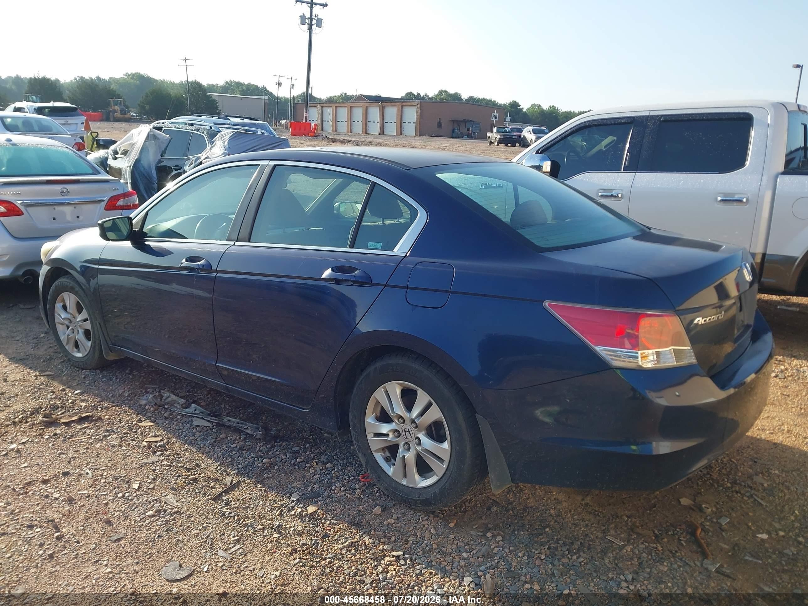 2009 Honda Accord 2.4 Lx-p Dark Blue vin: 1HGCP264X9A190090