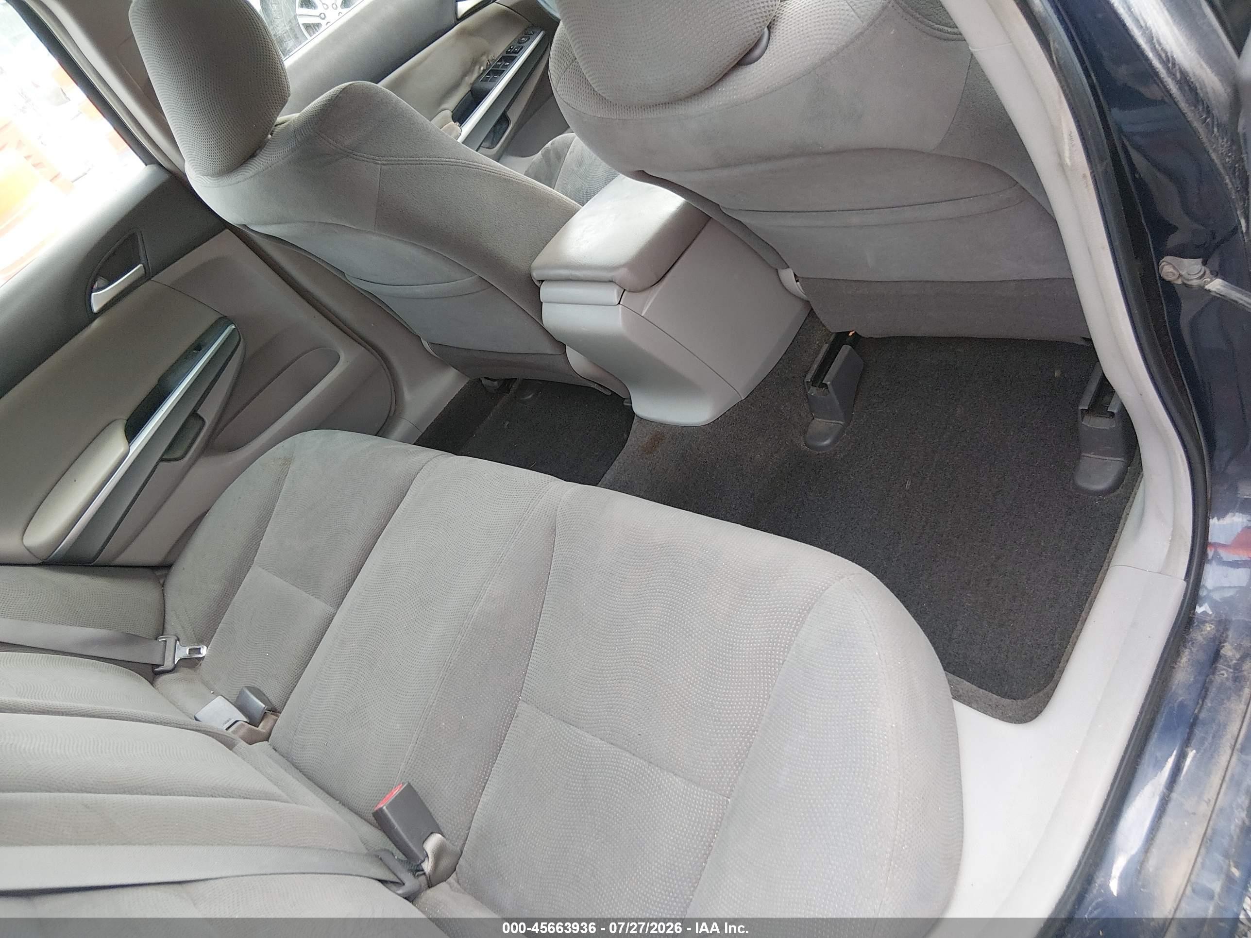2008 Honda Accord 2.4 Ex Blue vin: 1HGCP26708A036836