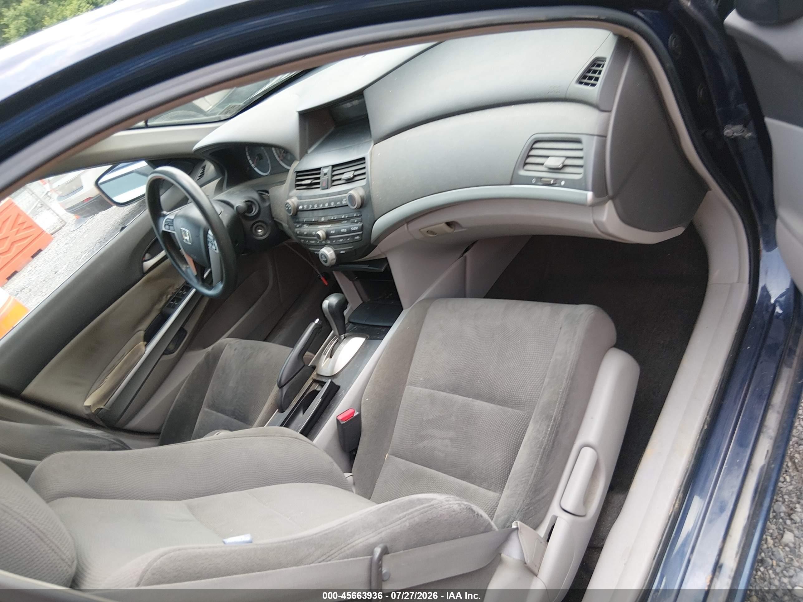 2008 Honda Accord 2.4 Ex Blue vin: 1HGCP26708A036836