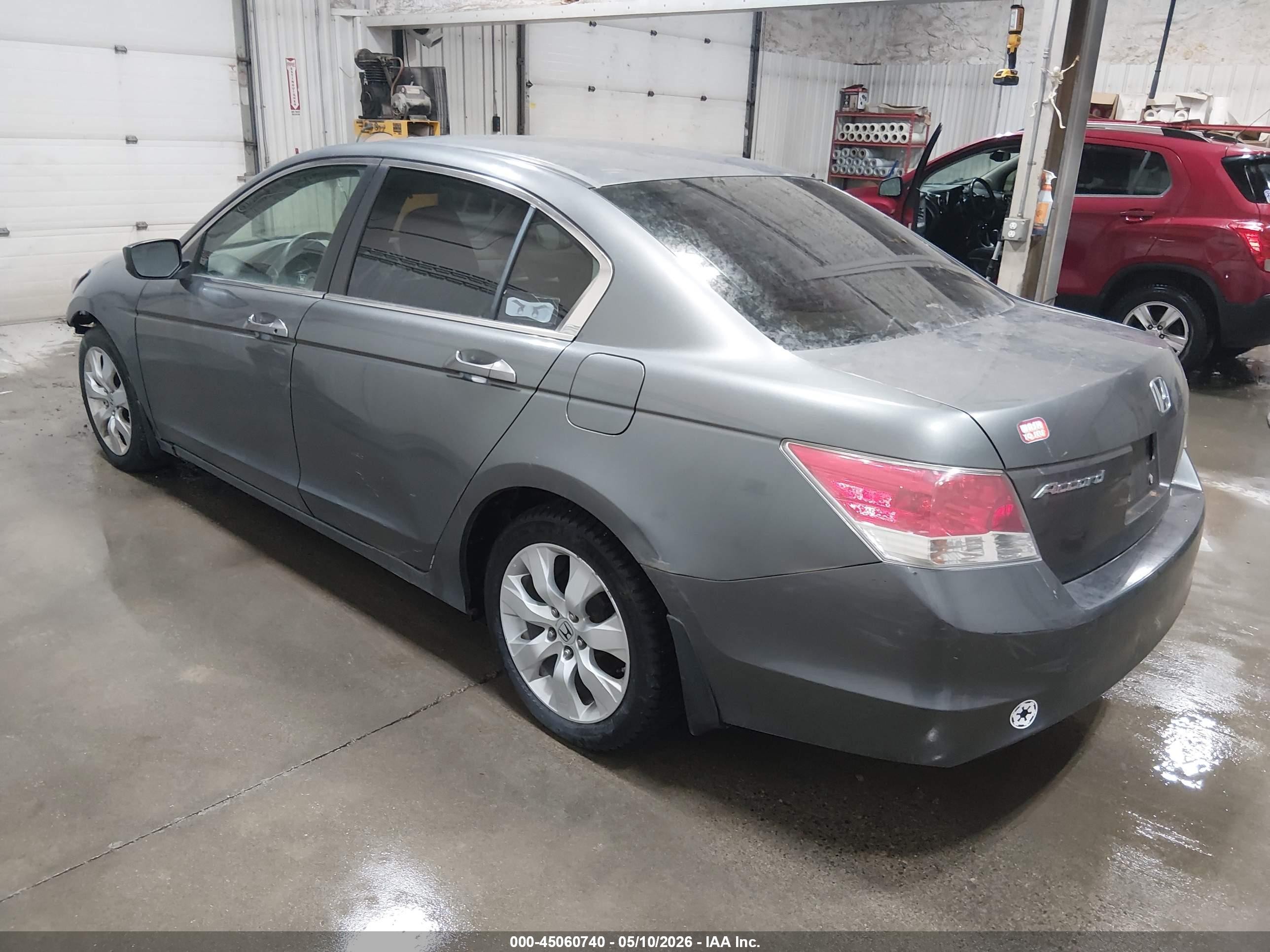 2008 Honda Accord 2.4 Ex Серый vin: 1HGCP26708A064913