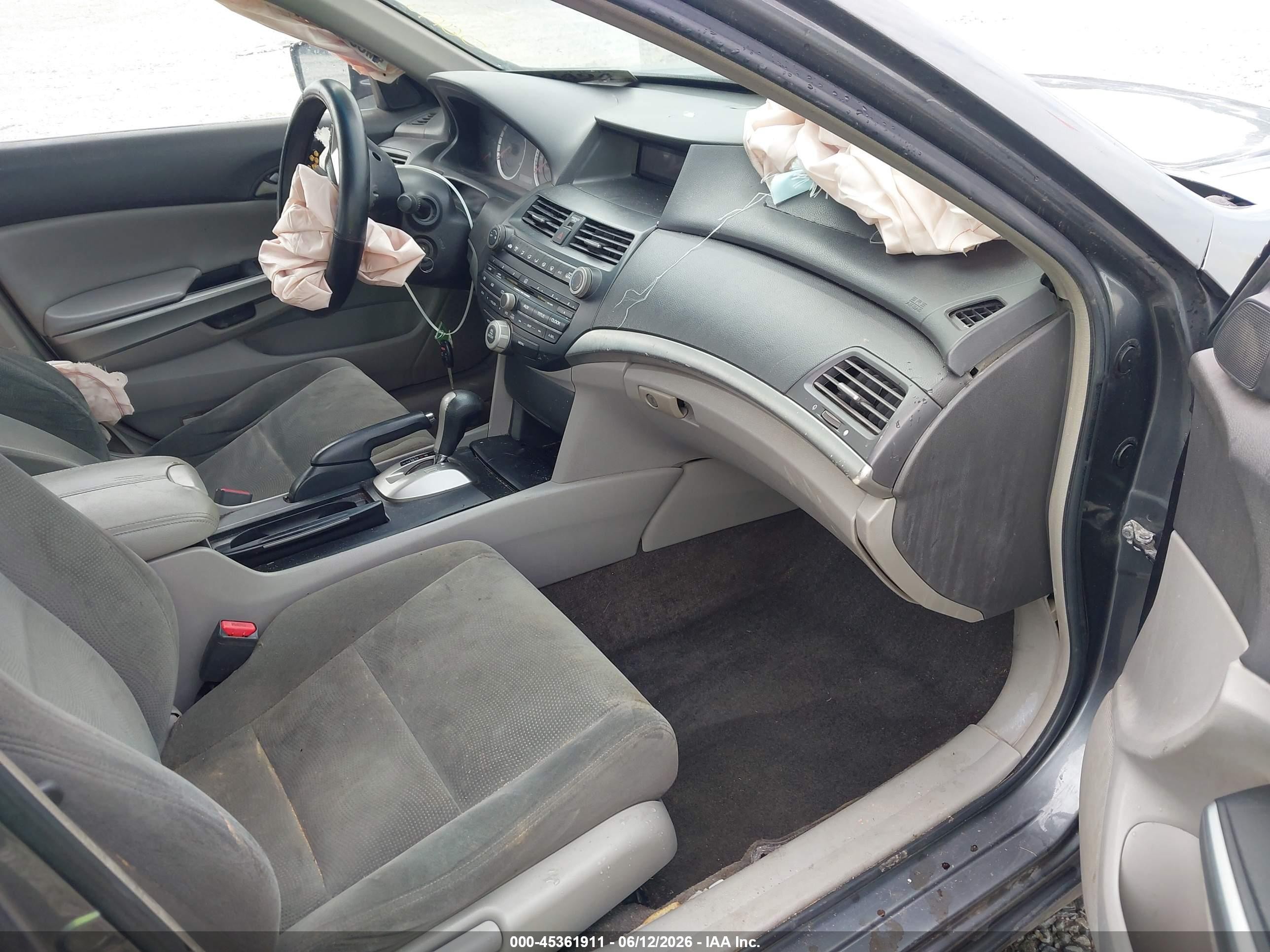 2008 Honda Accord 2.4 Ex Gray vin: 1HGCP26708A064930