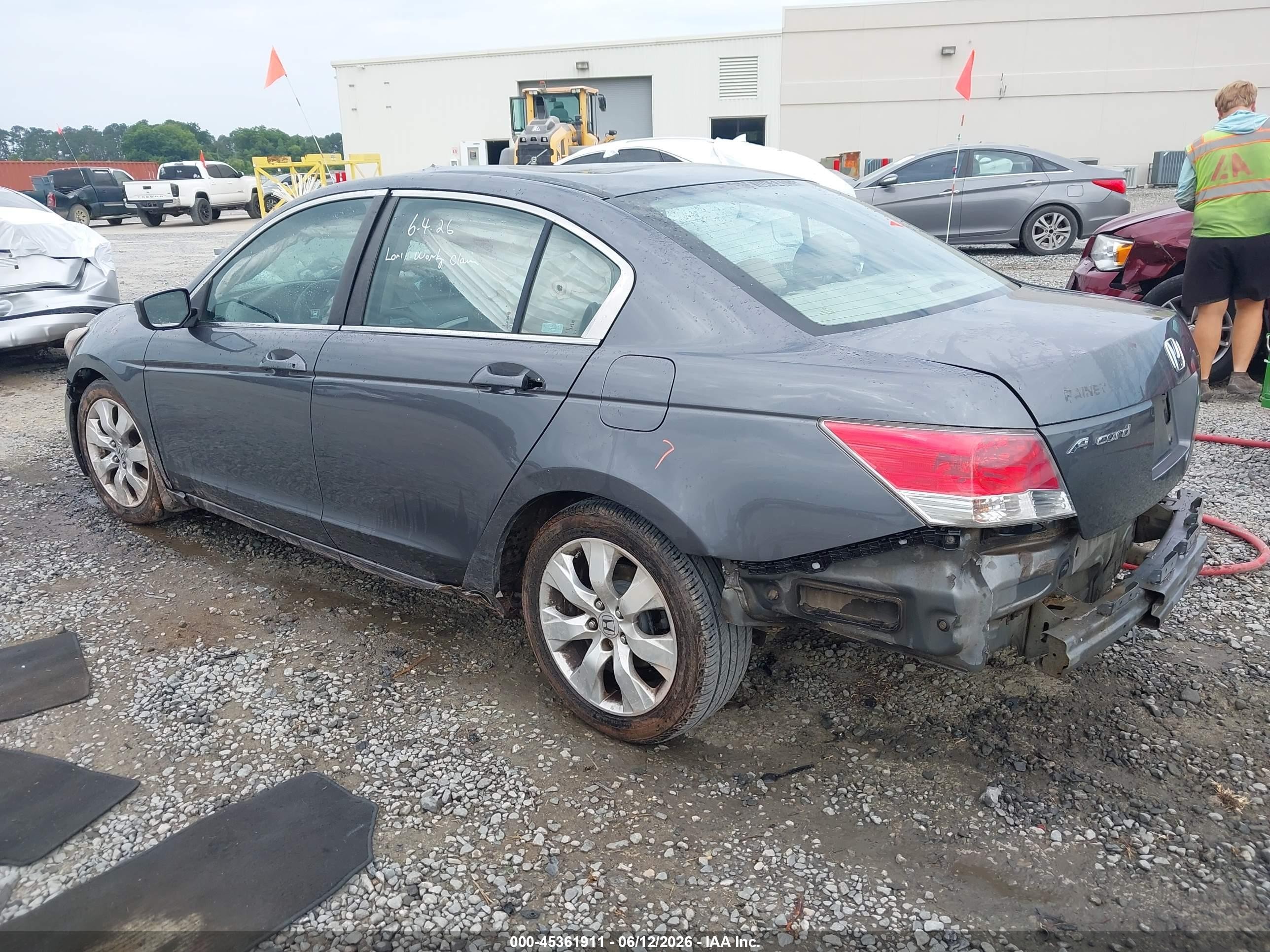 2008 Honda Accord 2.4 Ex Gray vin: 1HGCP26708A064930