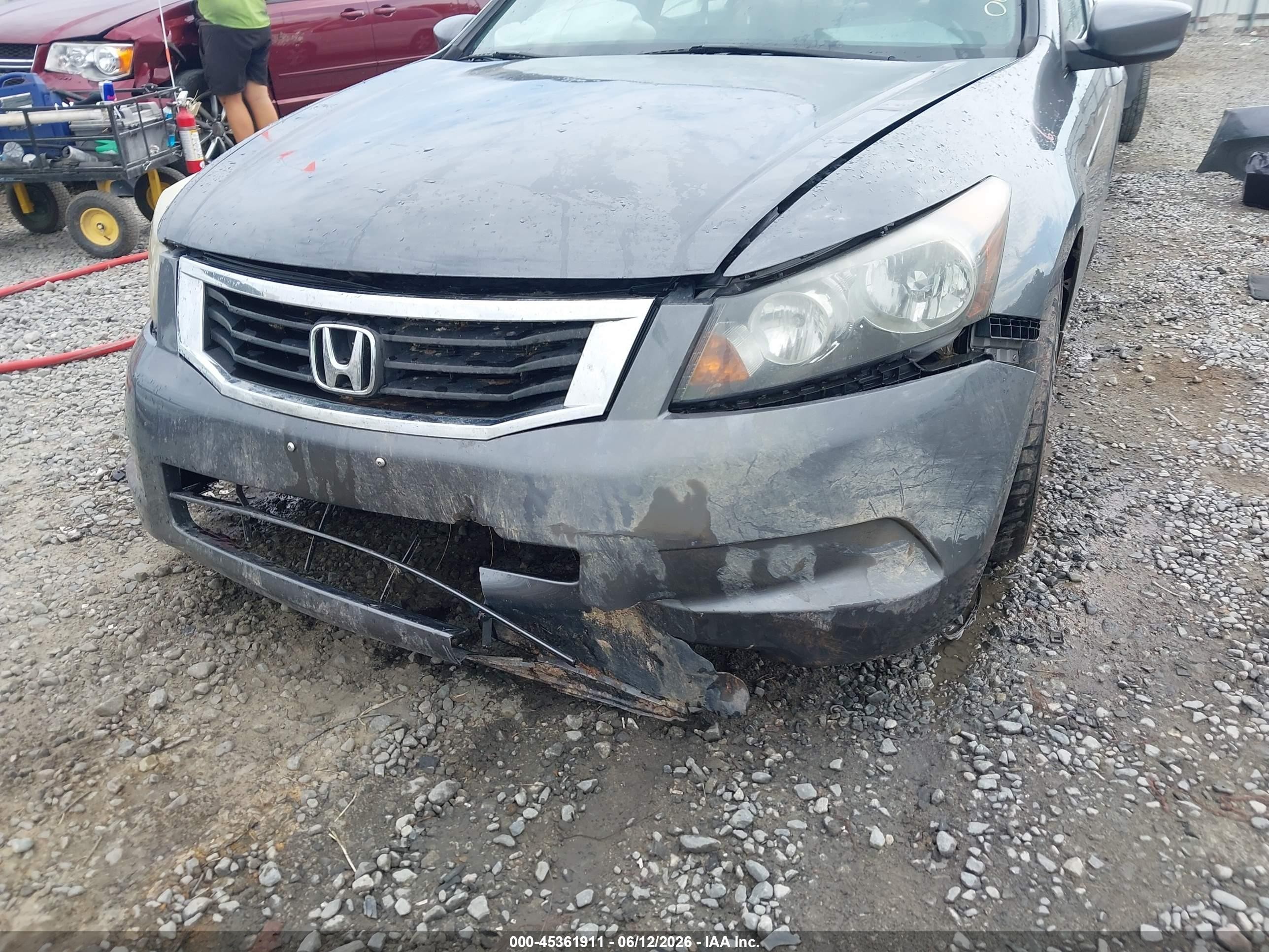 2008 Honda Accord 2.4 Ex Gray vin: 1HGCP26708A064930