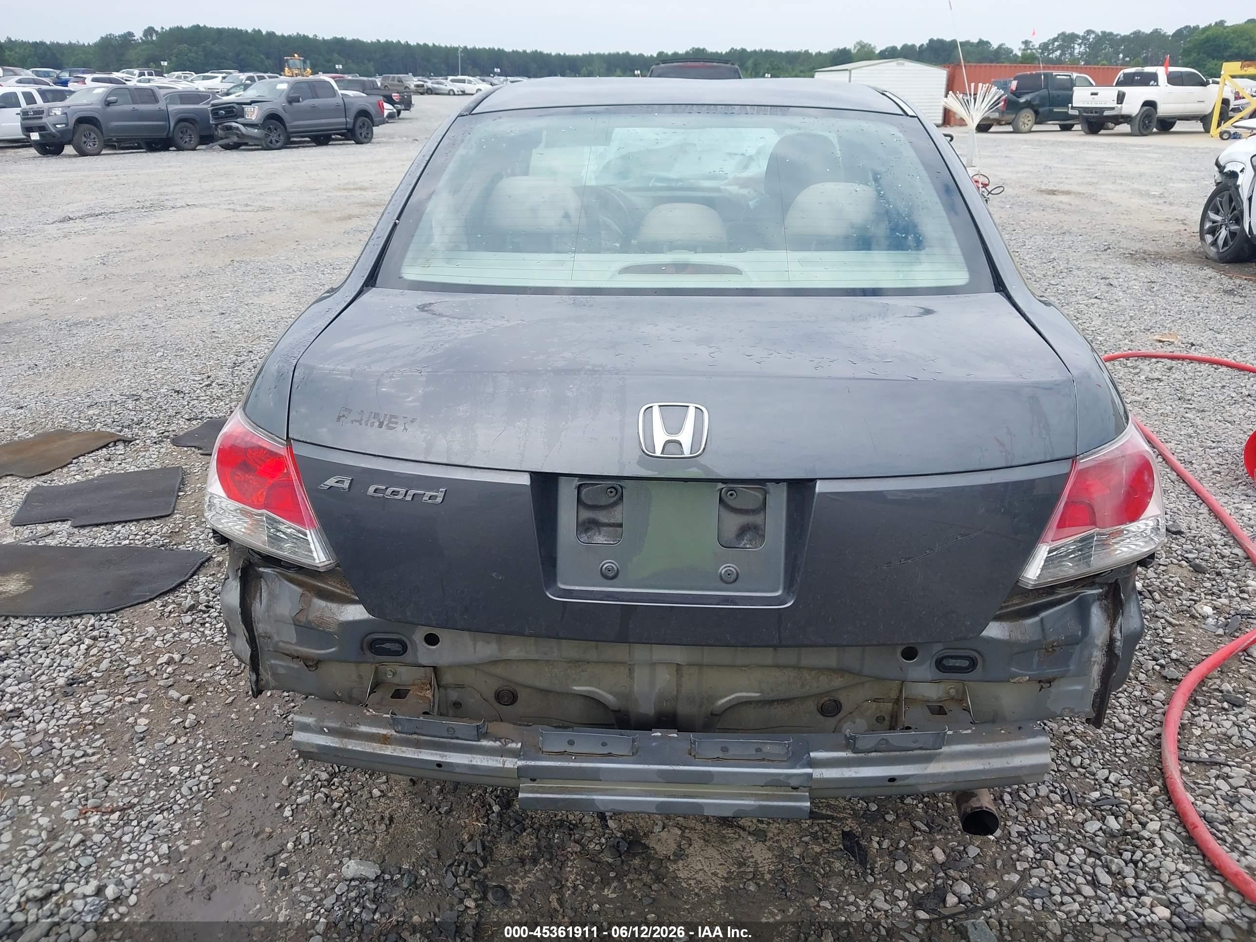 2008 Honda Accord 2.4 Ex Gray vin: 1HGCP26708A064930