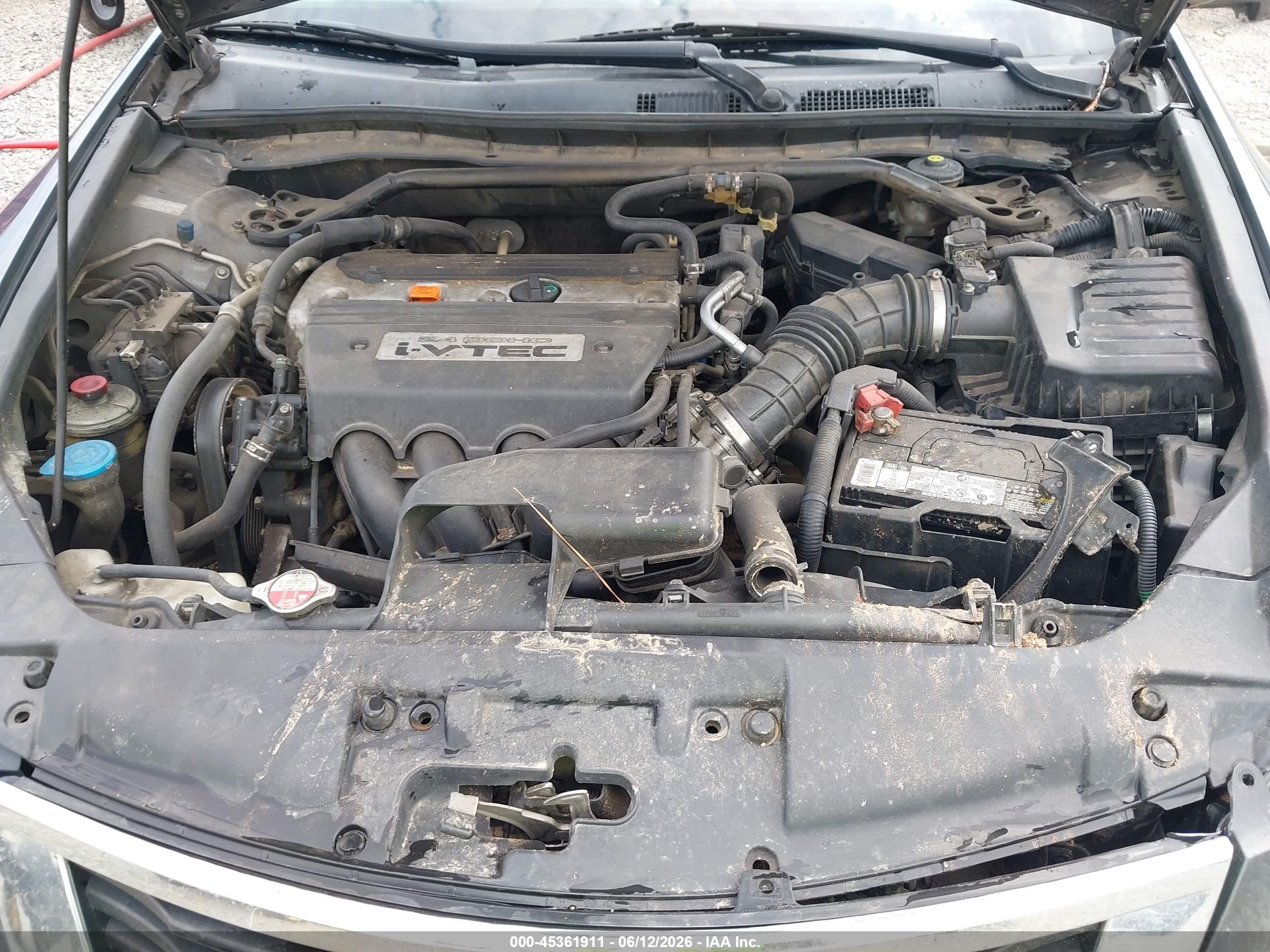 2008 Honda Accord 2.4 Ex Gray vin: 1HGCP26708A064930
