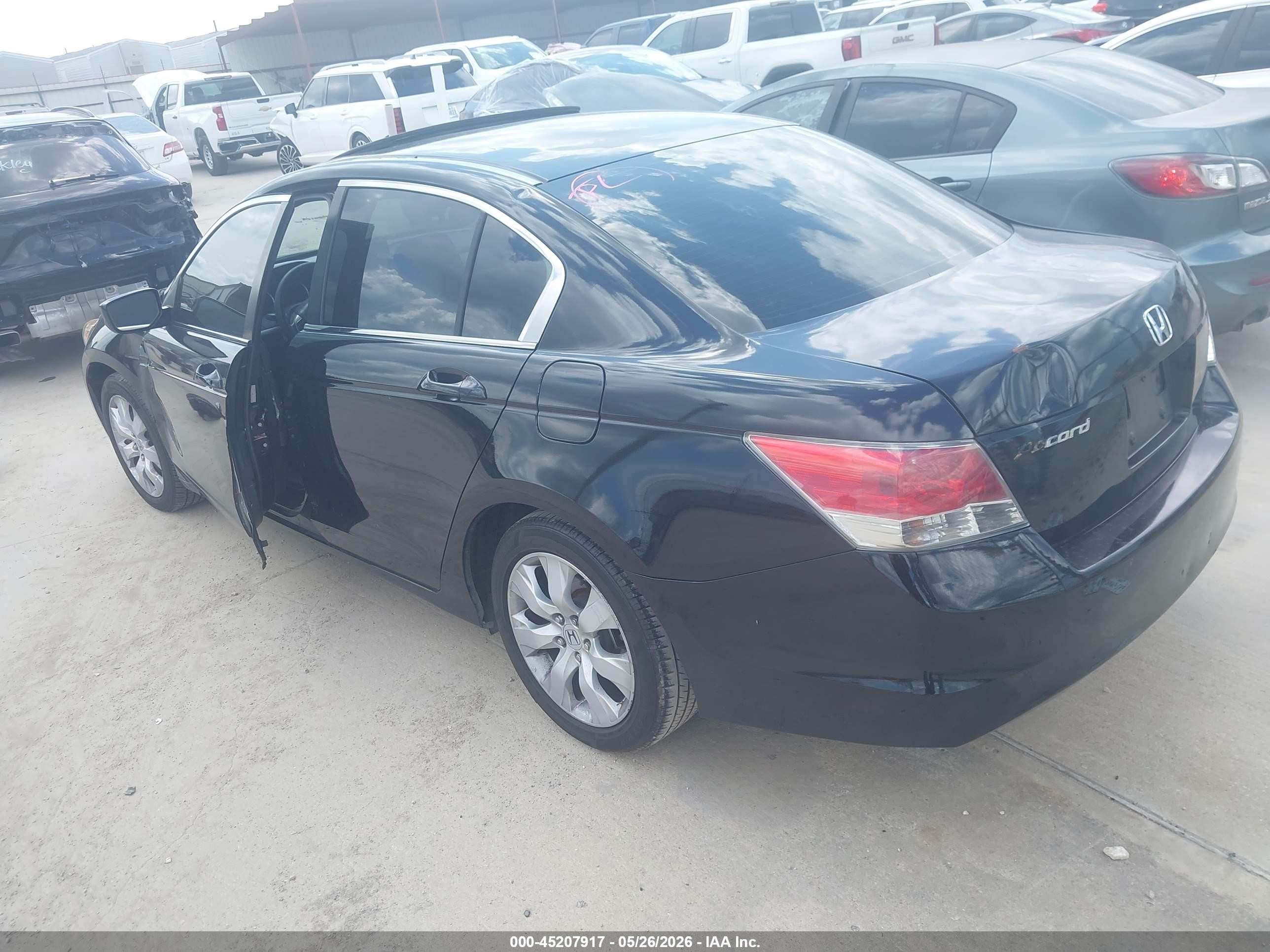 2008 Honda Accord 2.4 Ex Black vin: 1HGCP26708A122891