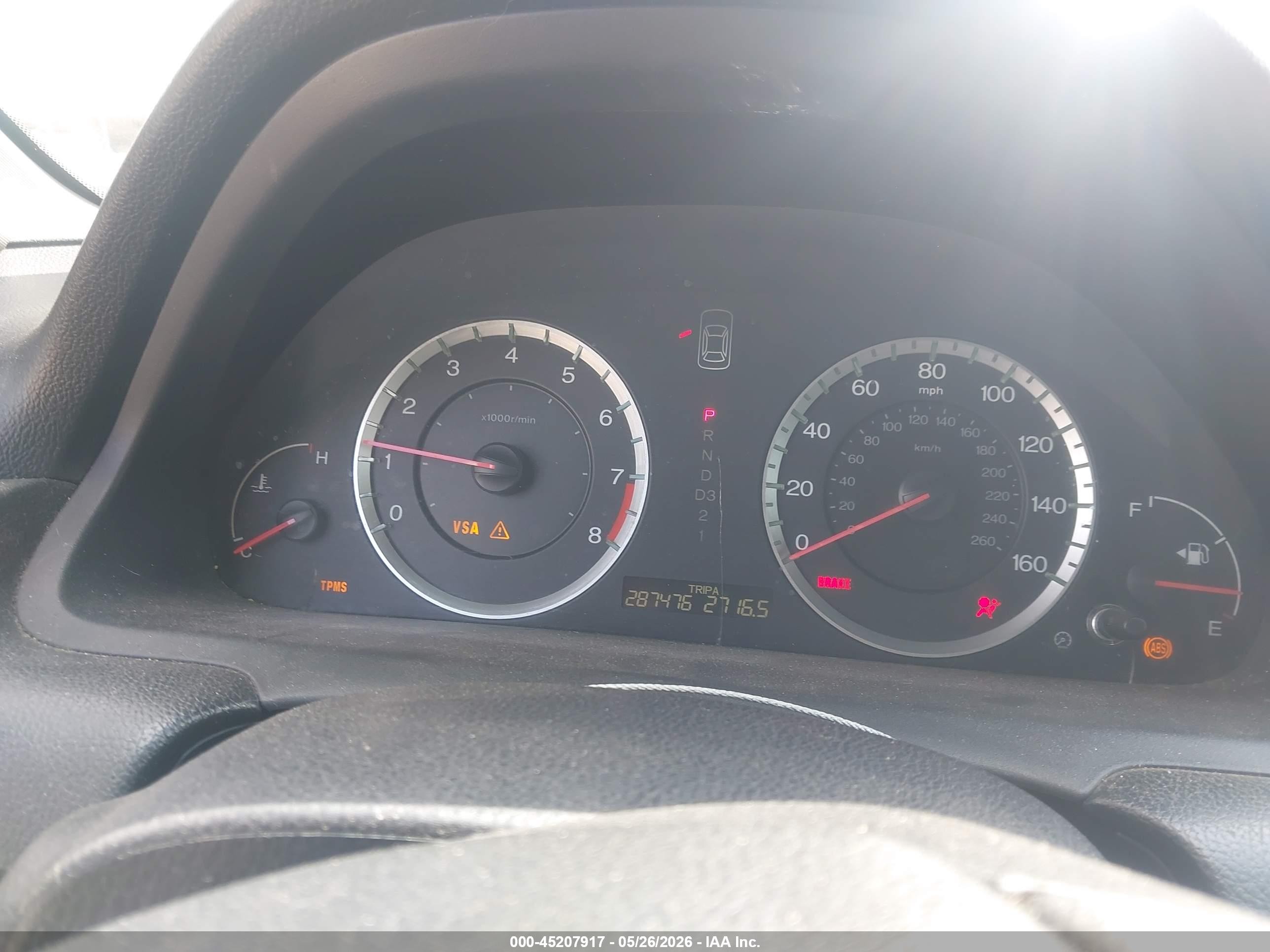 2008 Honda Accord 2.4 Ex Black vin: 1HGCP26708A122891