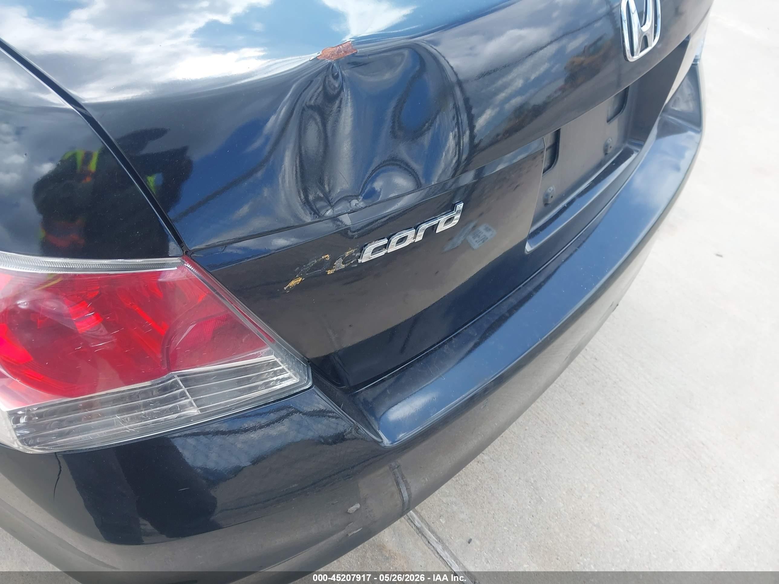 2008 Honda Accord 2.4 Ex Black vin: 1HGCP26708A122891
