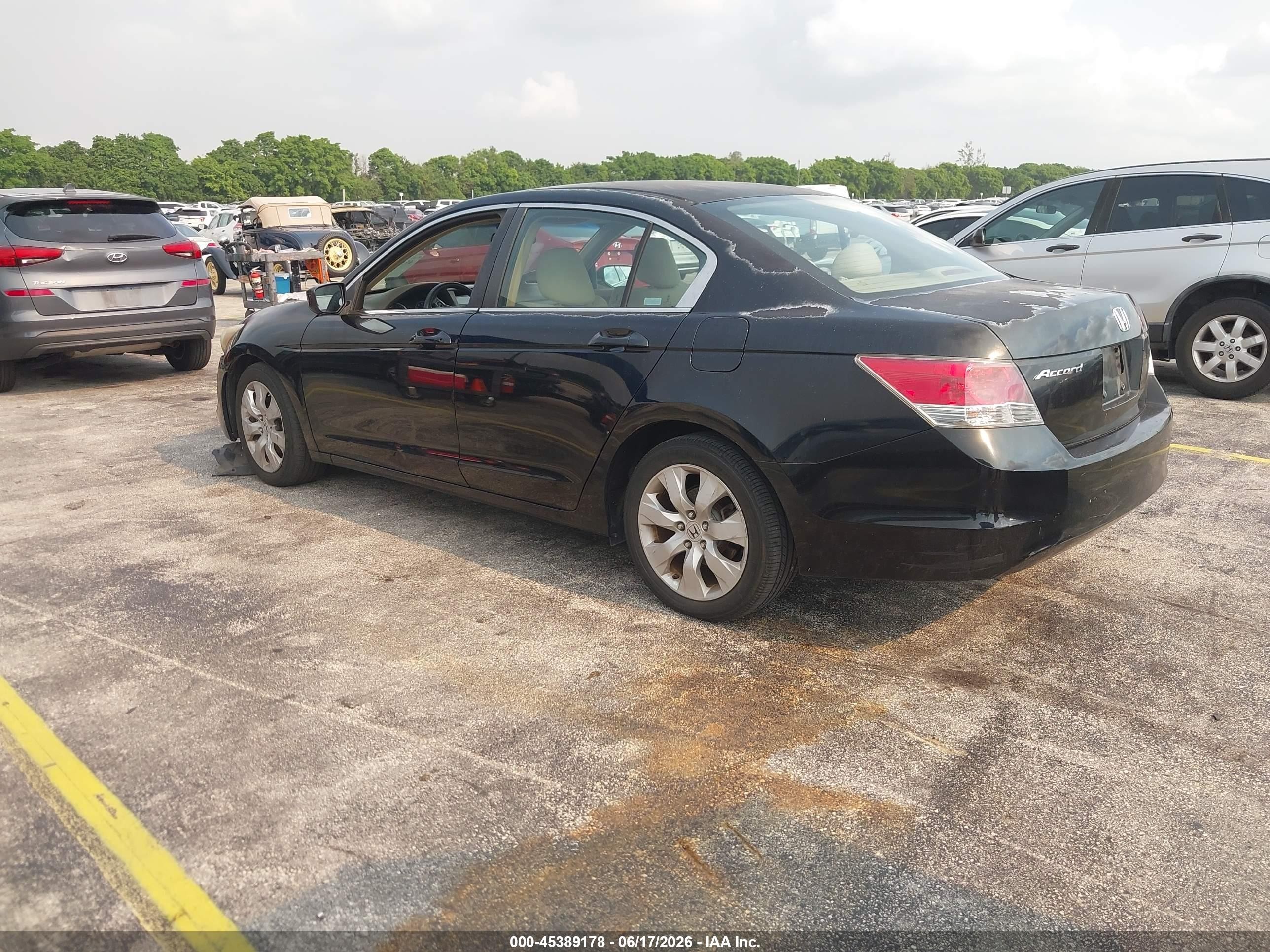2008 Honda Accord 2.4 Ex Black vin: 1HGCP26708A125063