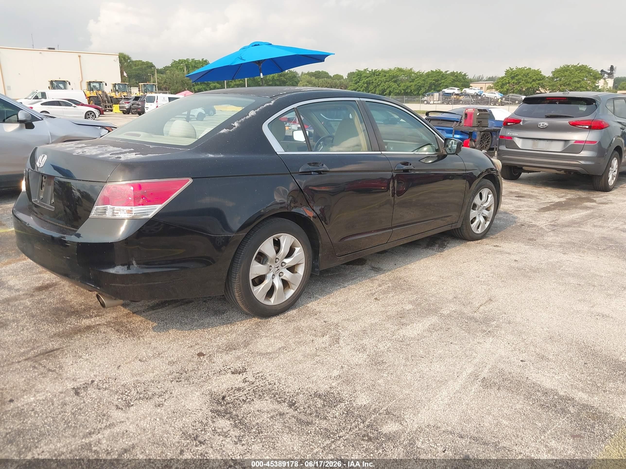 2008 Honda Accord 2.4 Ex Black vin: 1HGCP26708A125063