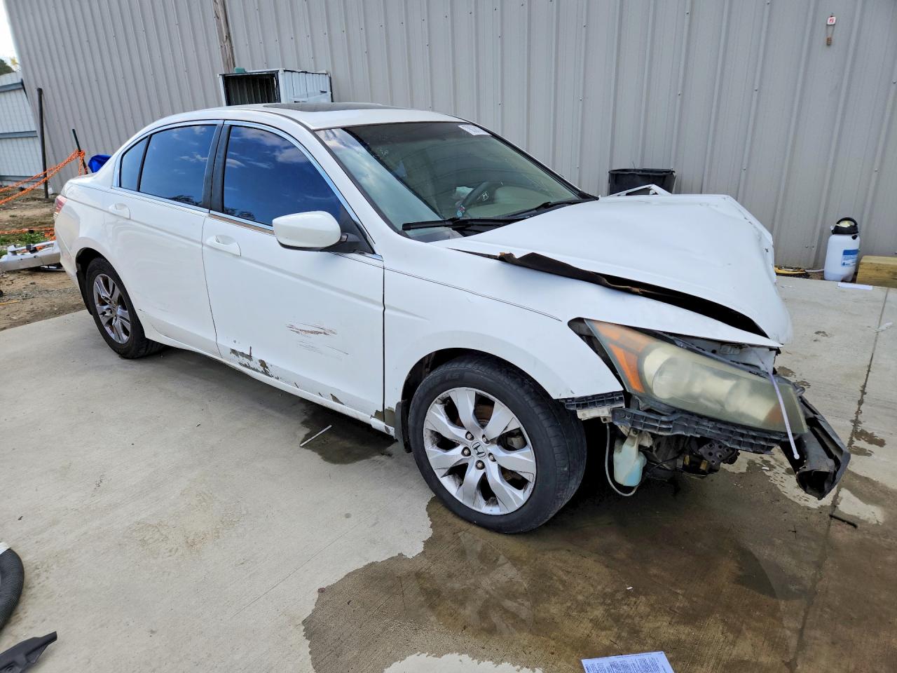 2008 Honda Accord Ex White vin: 1HGCP26708A166468