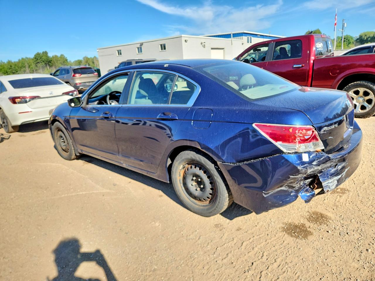 2008 Honda Accord Ex Blue vin: 1HGCP26708A817033