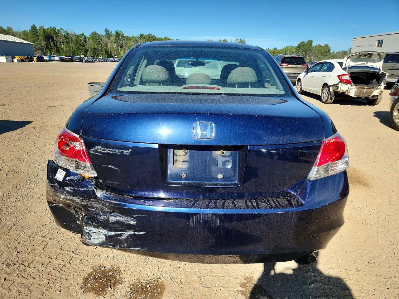 2008 Honda Accord Ex Blue vin: 1HGCP26708A817033