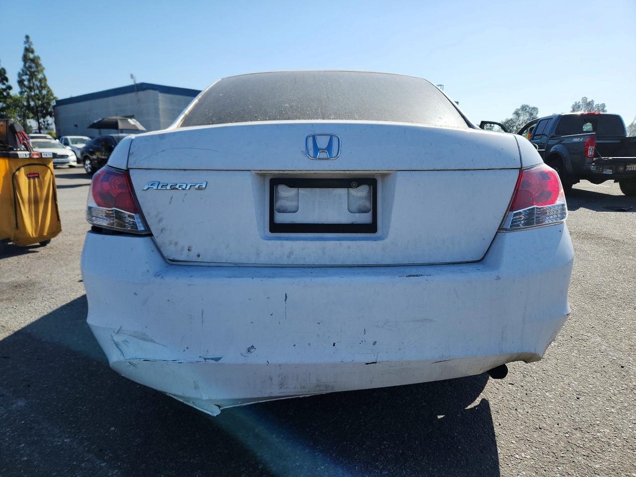 2009 Honda Accord Ex White vin: 1HGCP26709A021867